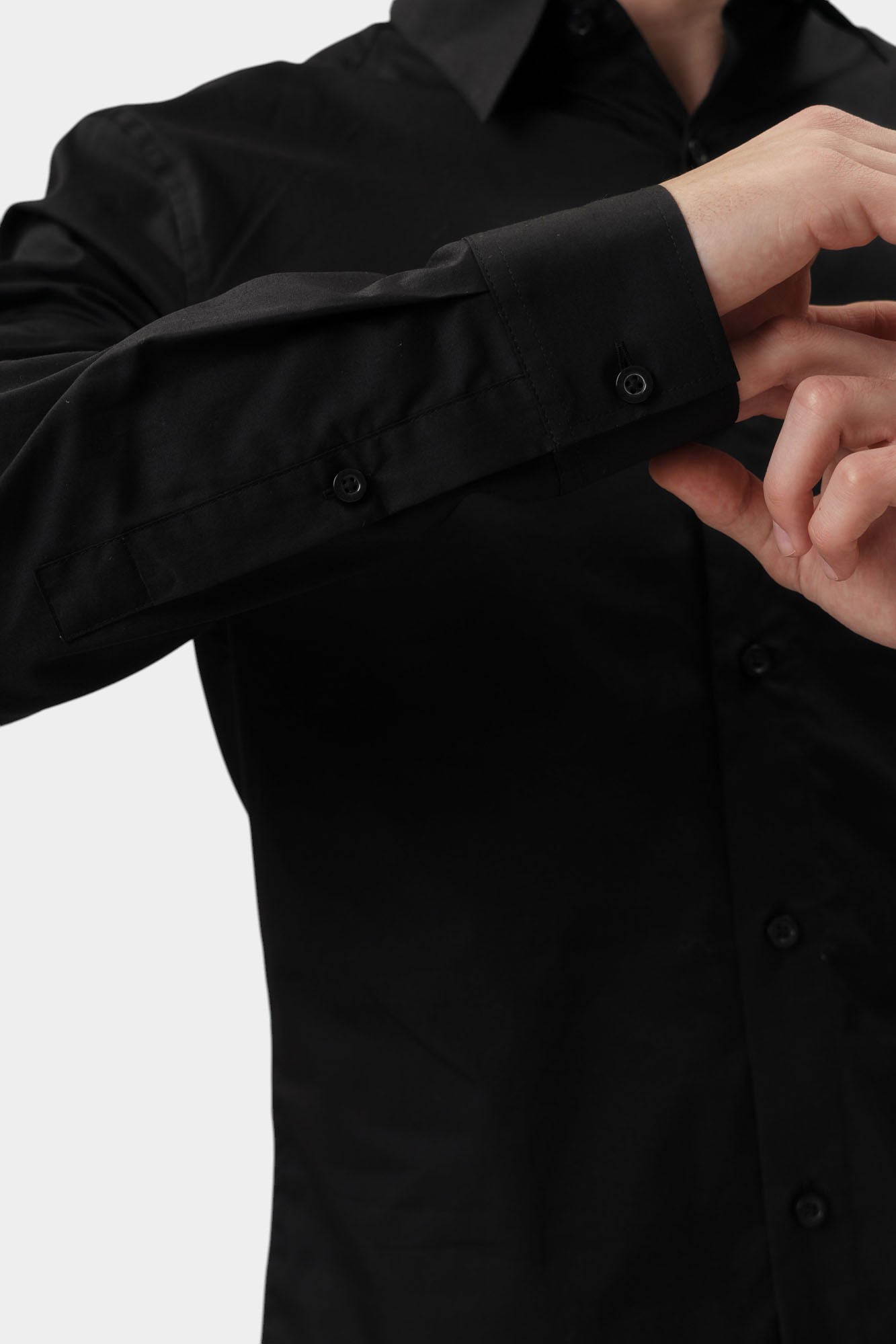 BMS0783 Рубашка с длинным рукавом Bikkembergs Черный