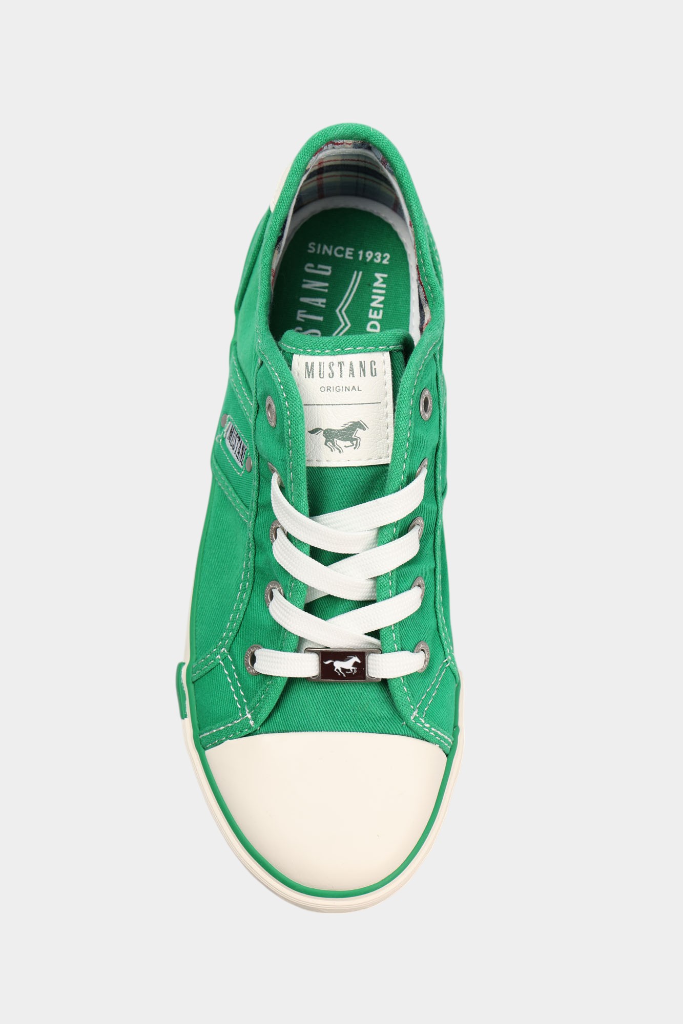 1099-310 Кеды Mustang Зеленый