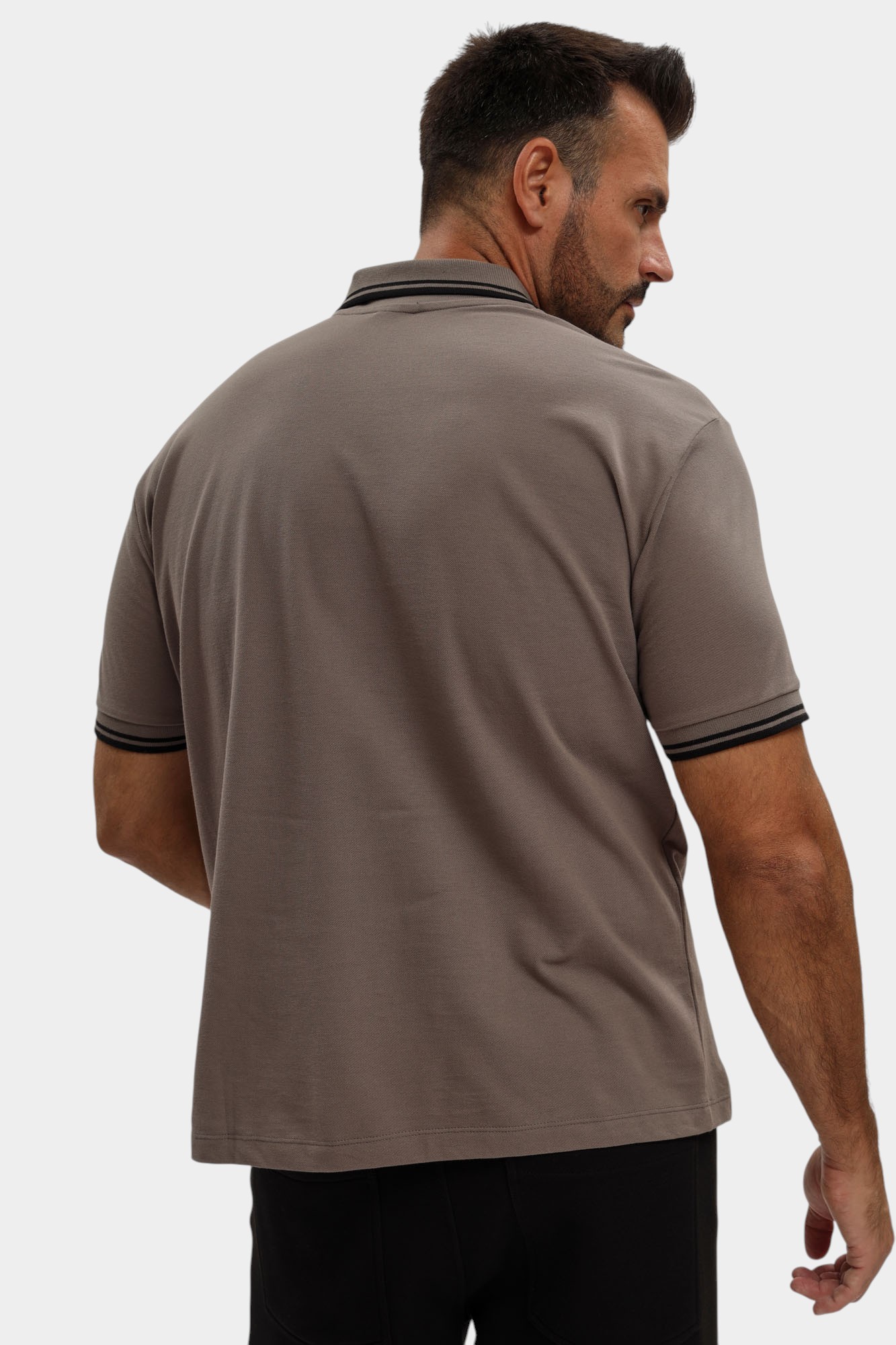 XM001349_AF16246 Поло Armani Exchange Серый