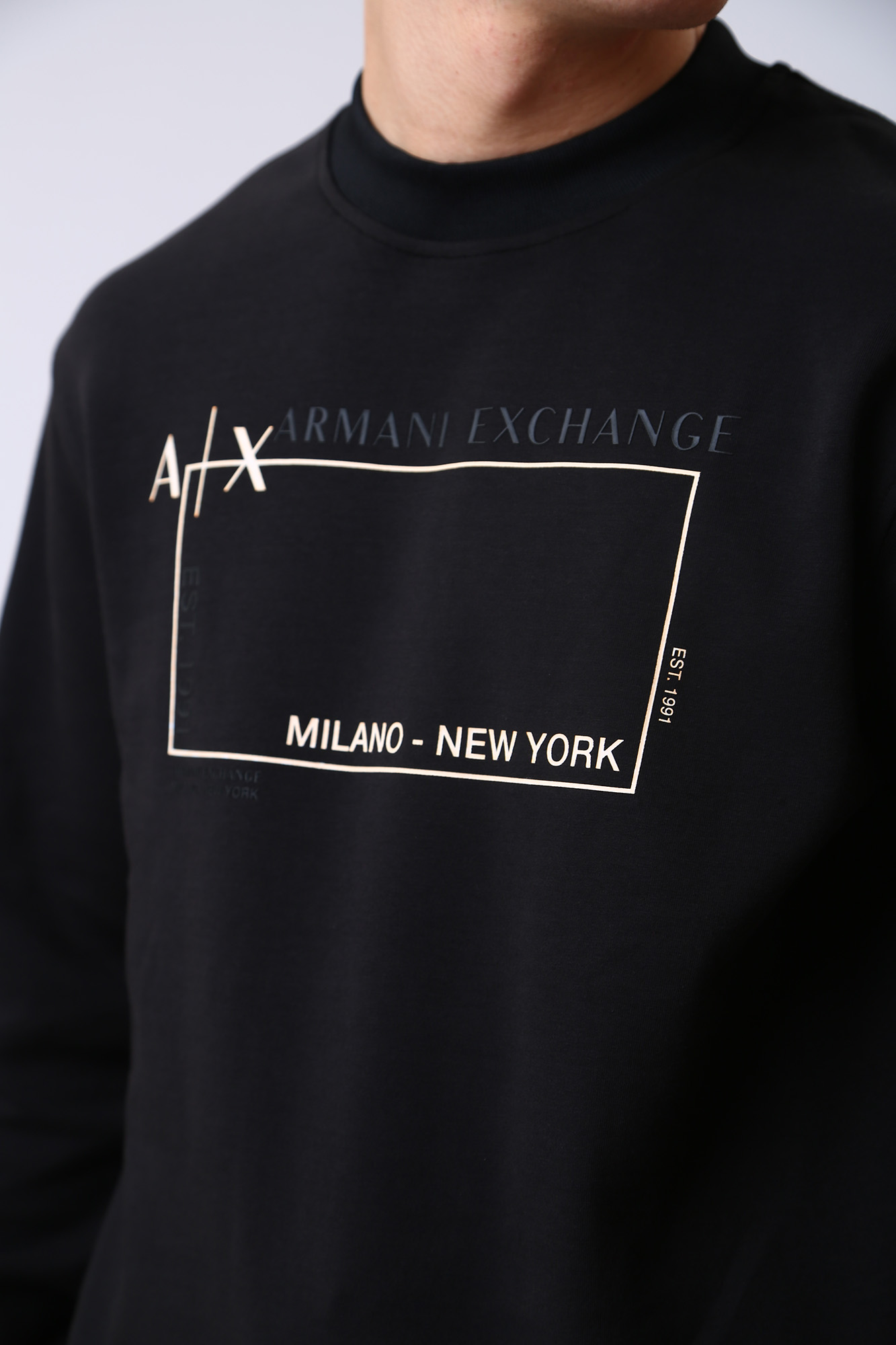 6LZMJA_ZJXFZ Свитшот Armani Exchange Черный