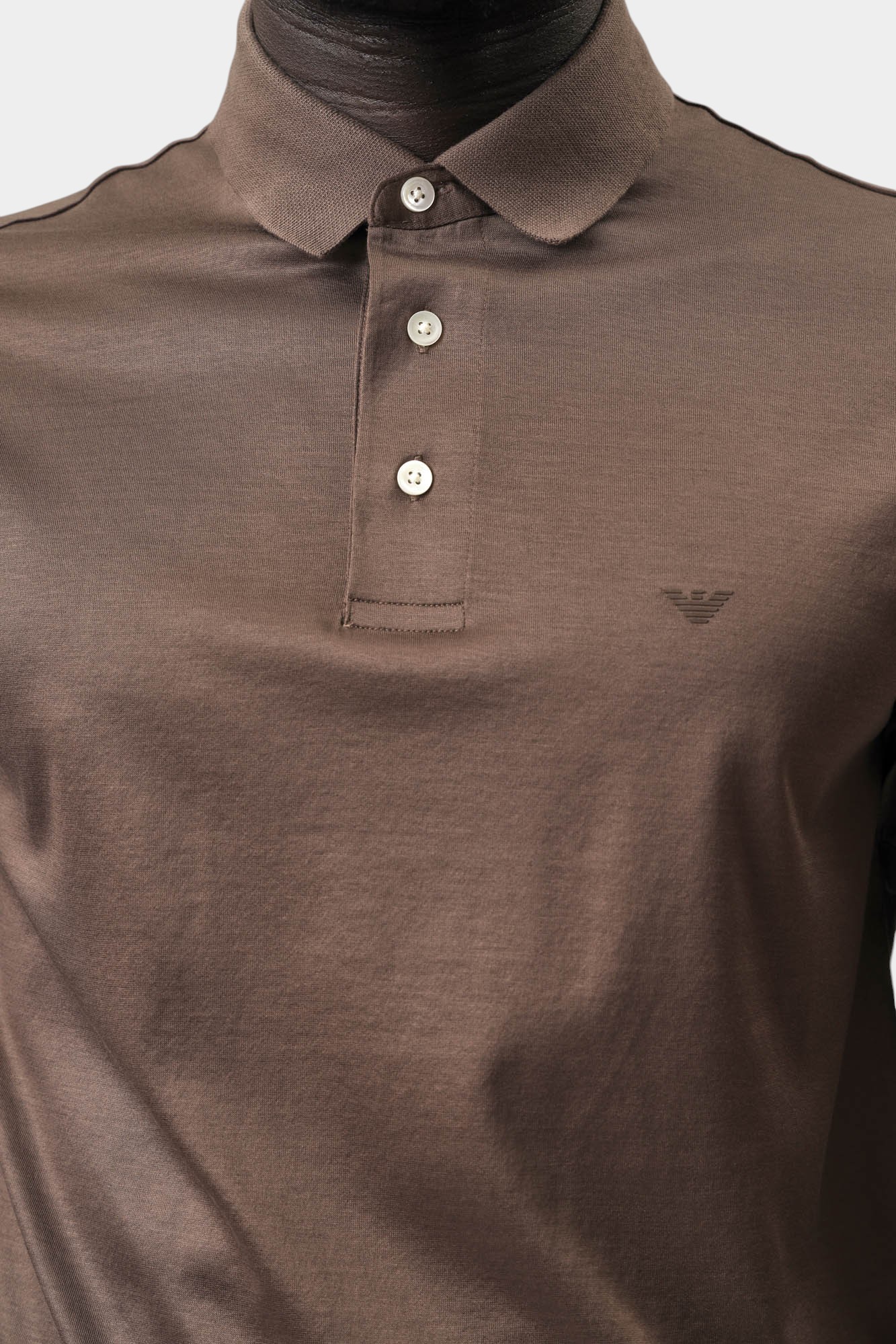 8N1F98_1JUVZ Поло Emporio Armani Коричневый