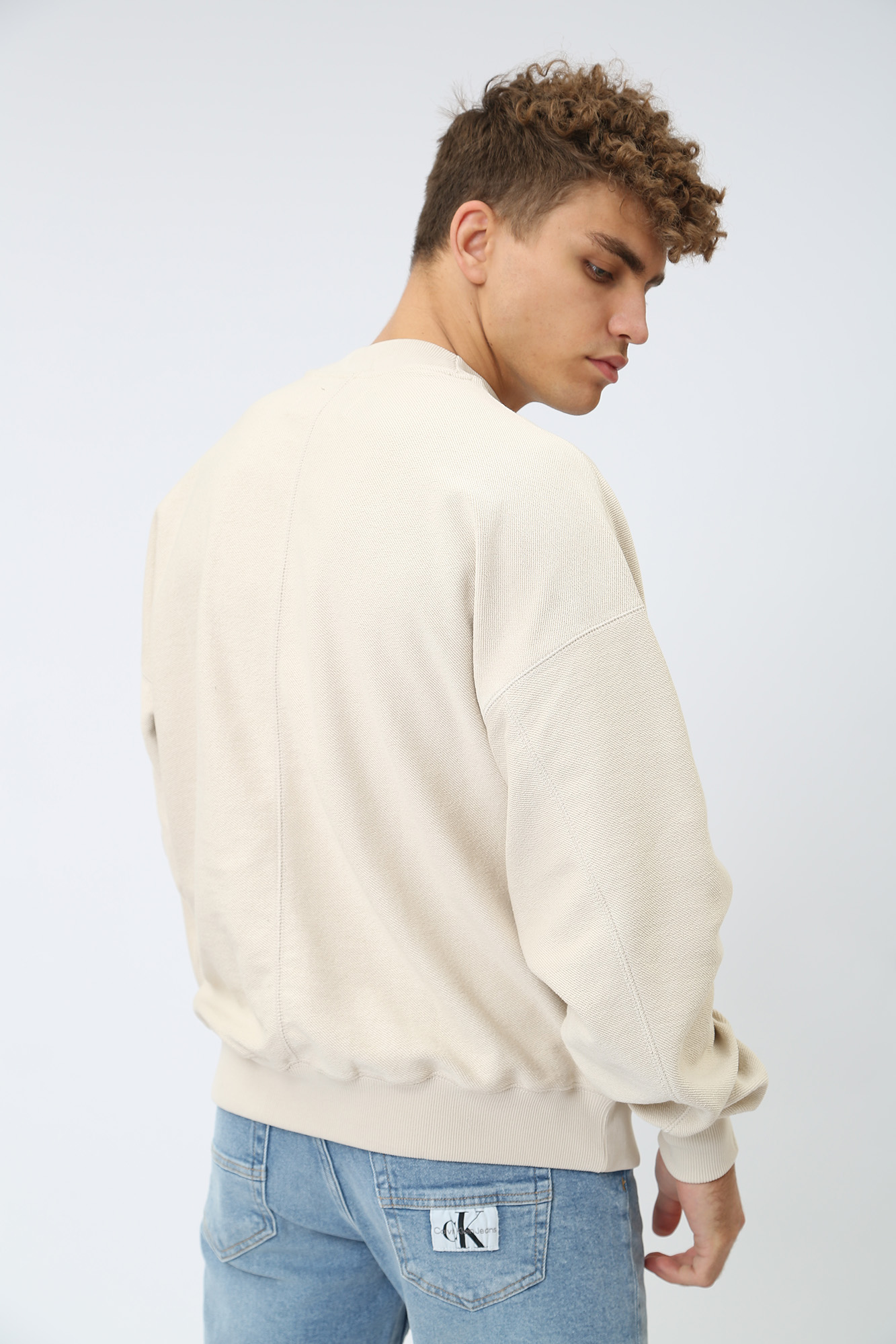 J30J321893 Свитшот Calvin Klein Jeans Бежевый