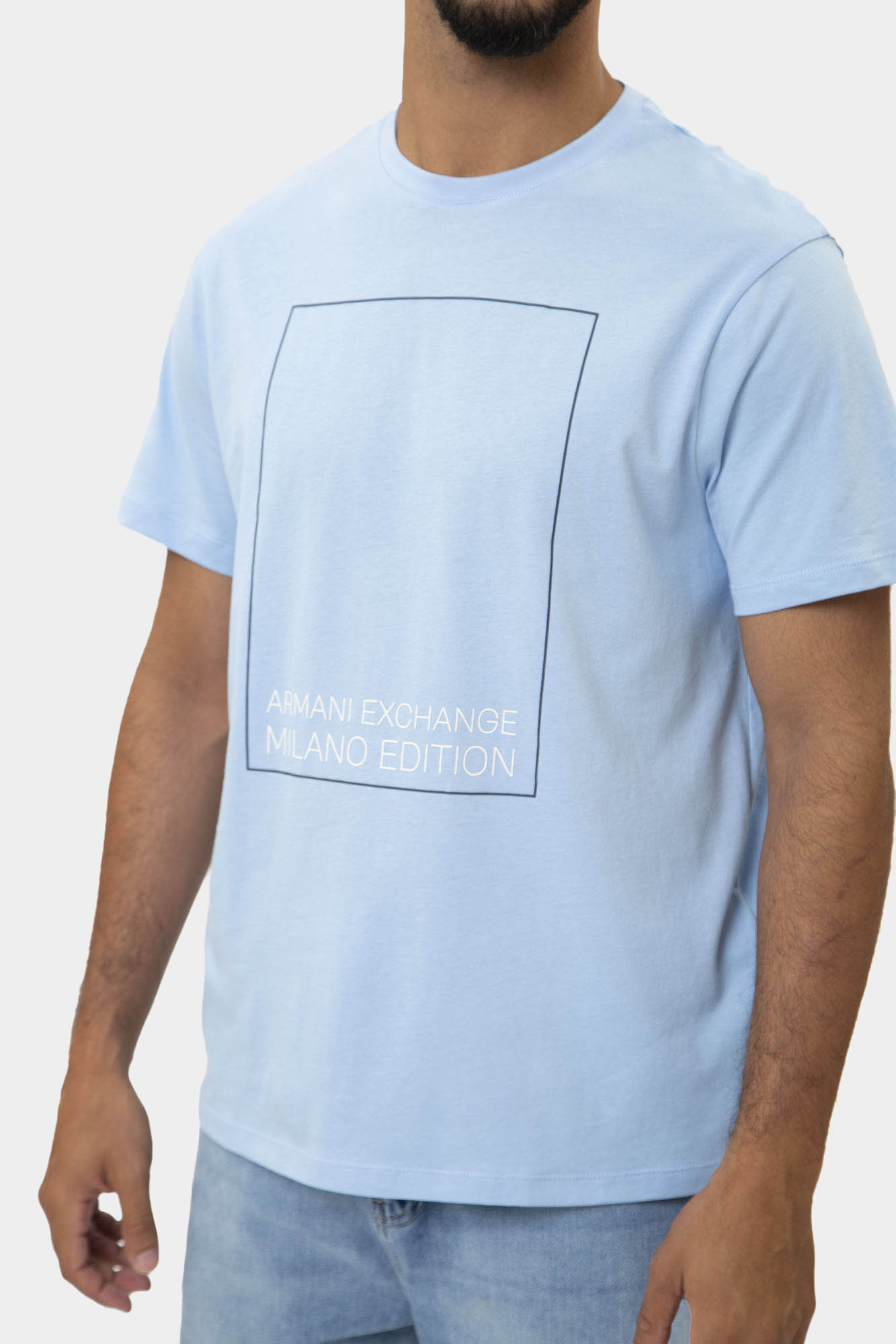 3DZTHB_ZJ8EZ_15DF Футболка Armani Exchange Голубой