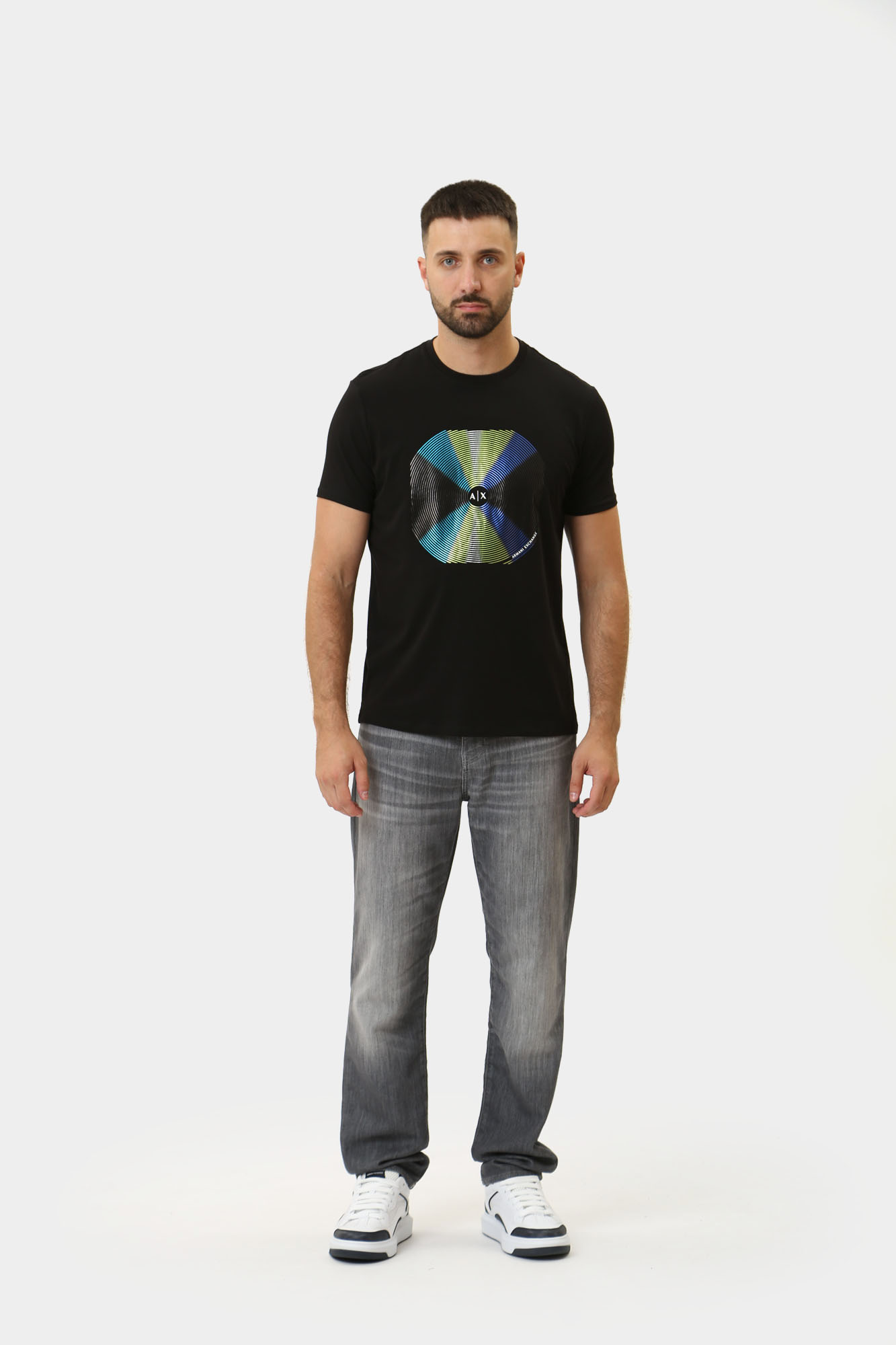 3DZTJK_ZJE6Z Футболка Armani Exchange Черный