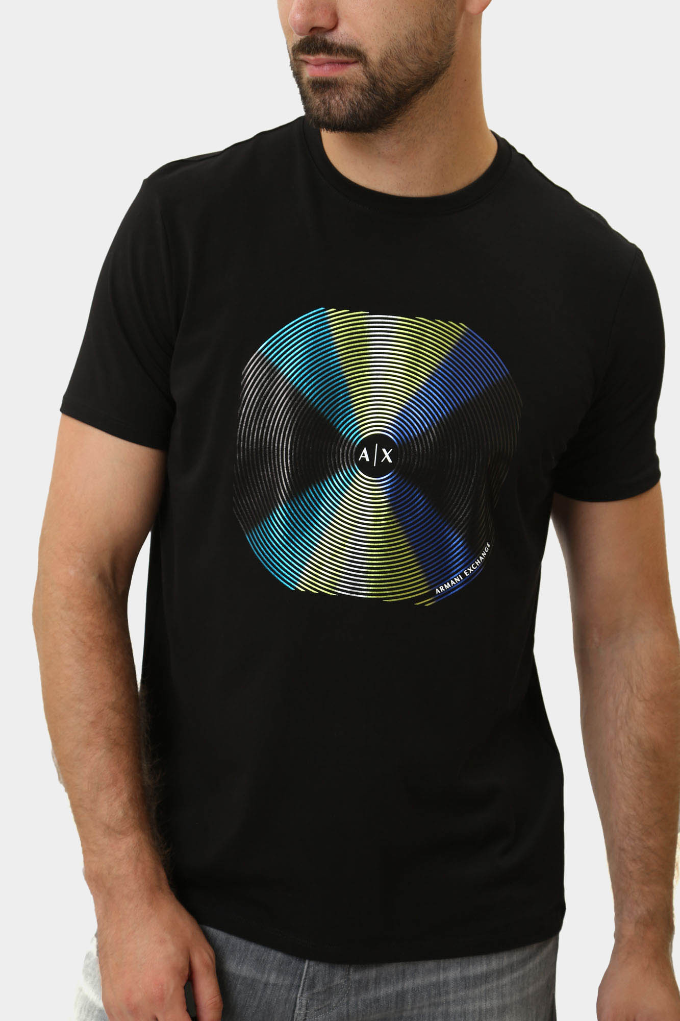 3DZTJK_ZJE6Z Футболка Armani Exchange Черный