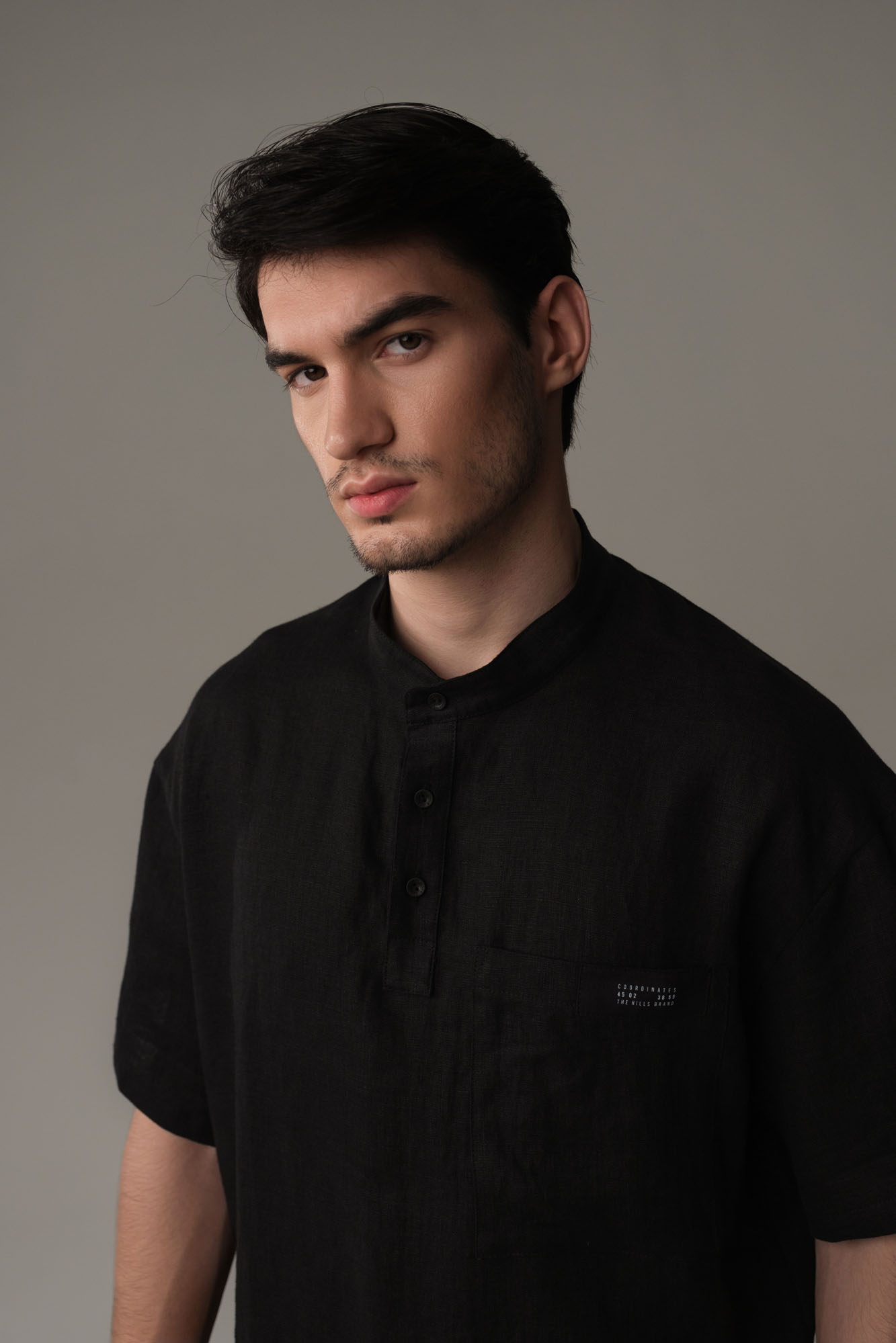 M-251-TH-56-0085 Рубашка с коротким рукавом The Hills Черный