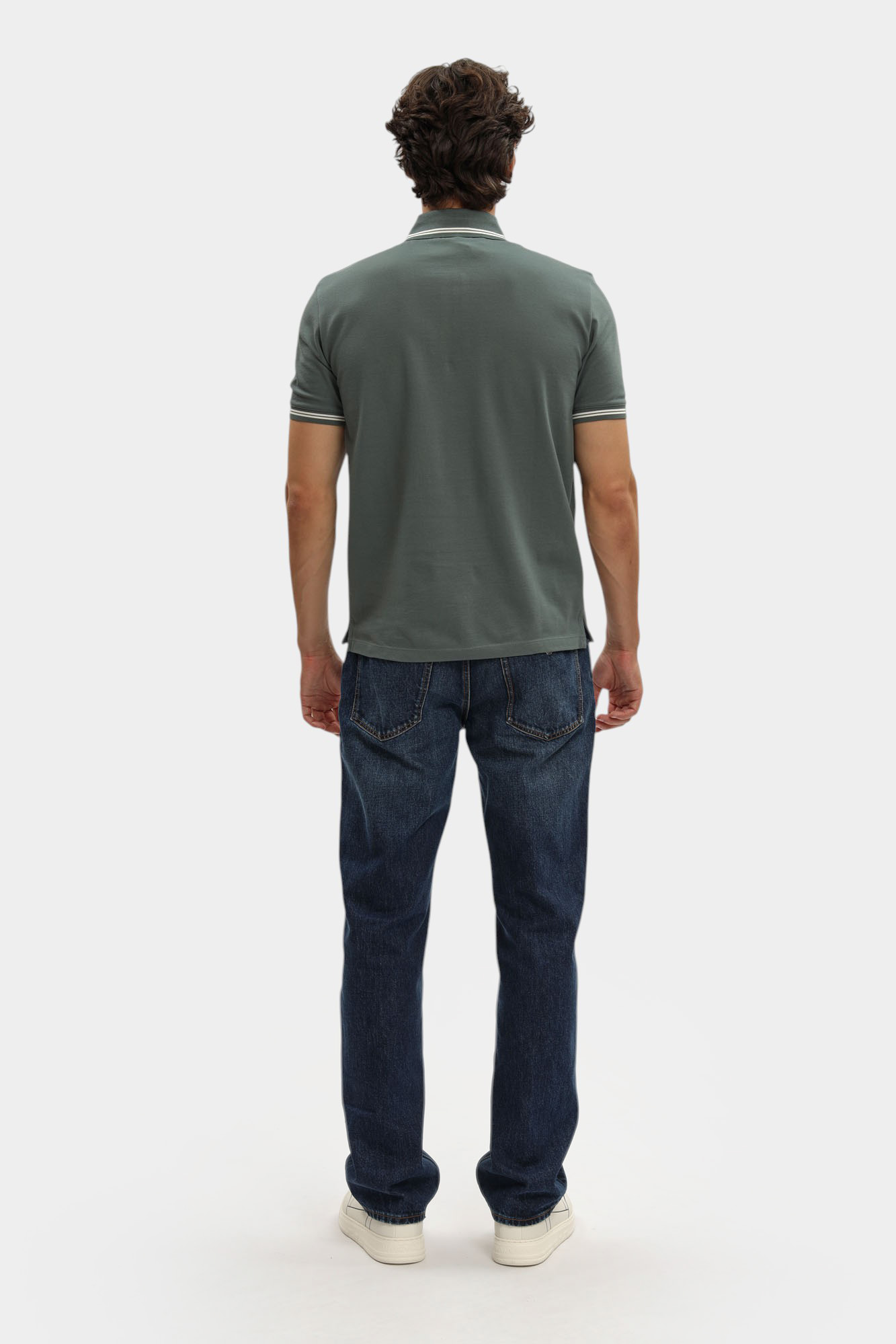 EM000852_AF12955 Футболка Поло Emporio Armani Серый