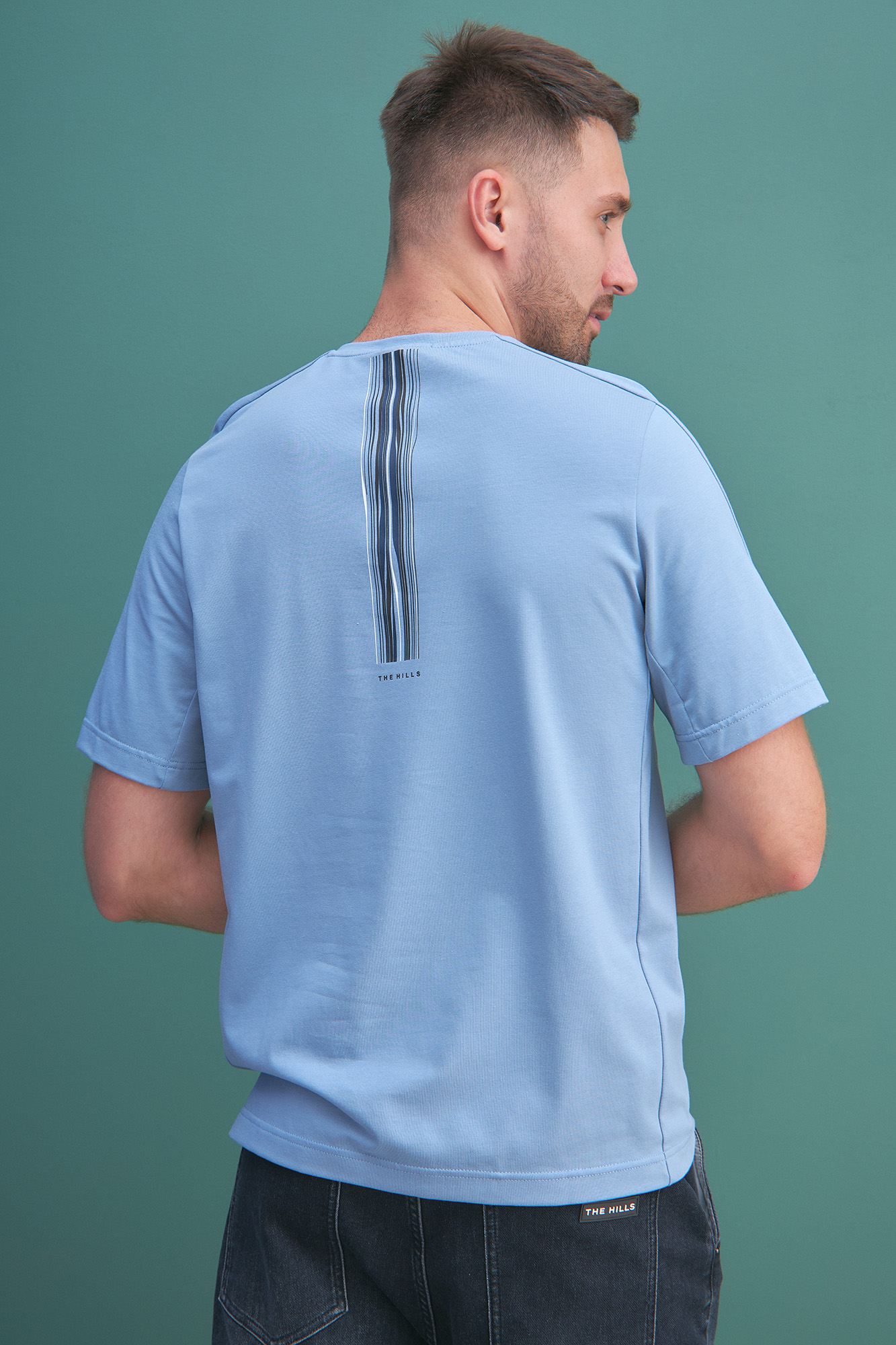 M-232-P-0012 Футболка The Hills Синий