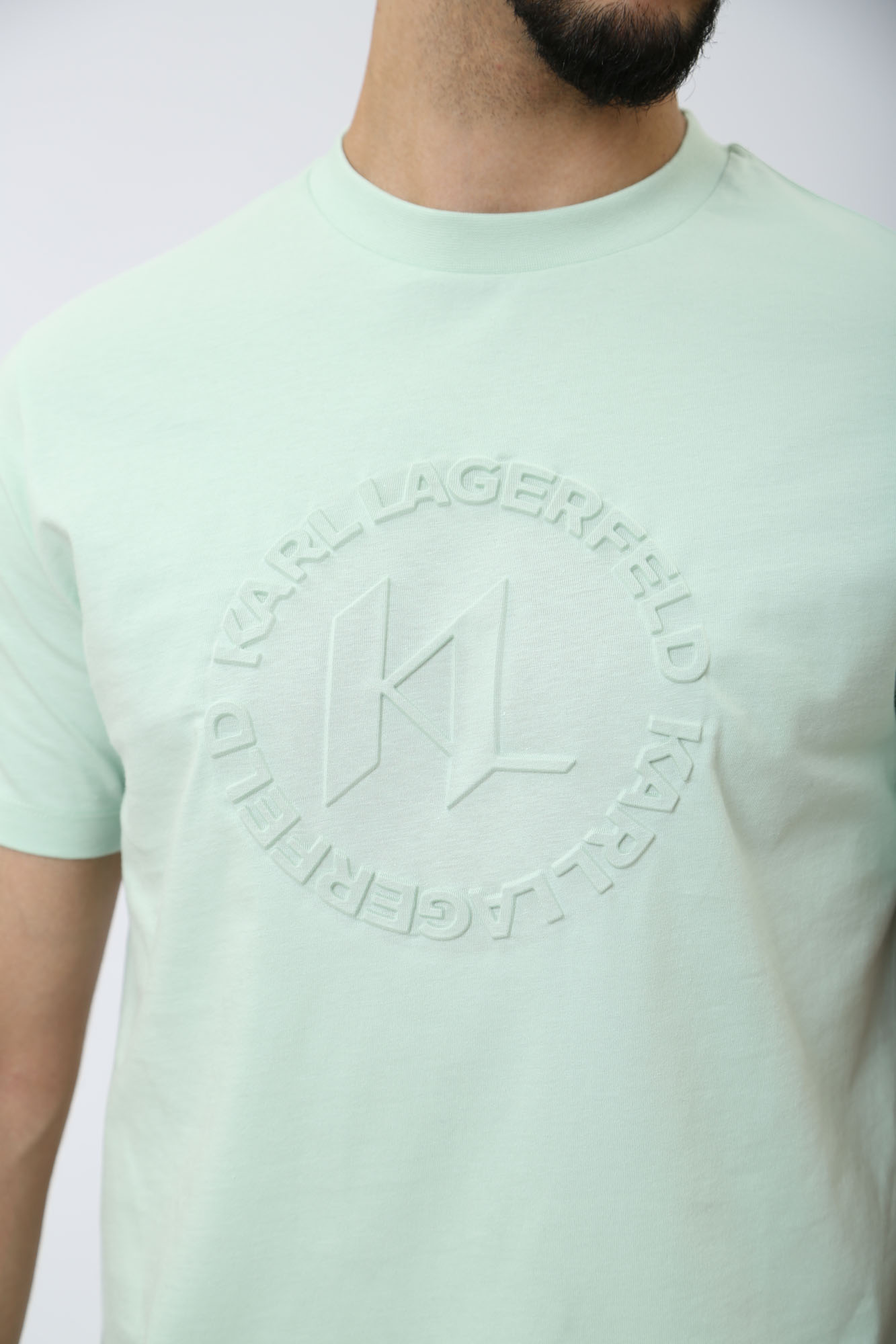 542225_755084 Футболка Karl Lagerfeld Зеленый