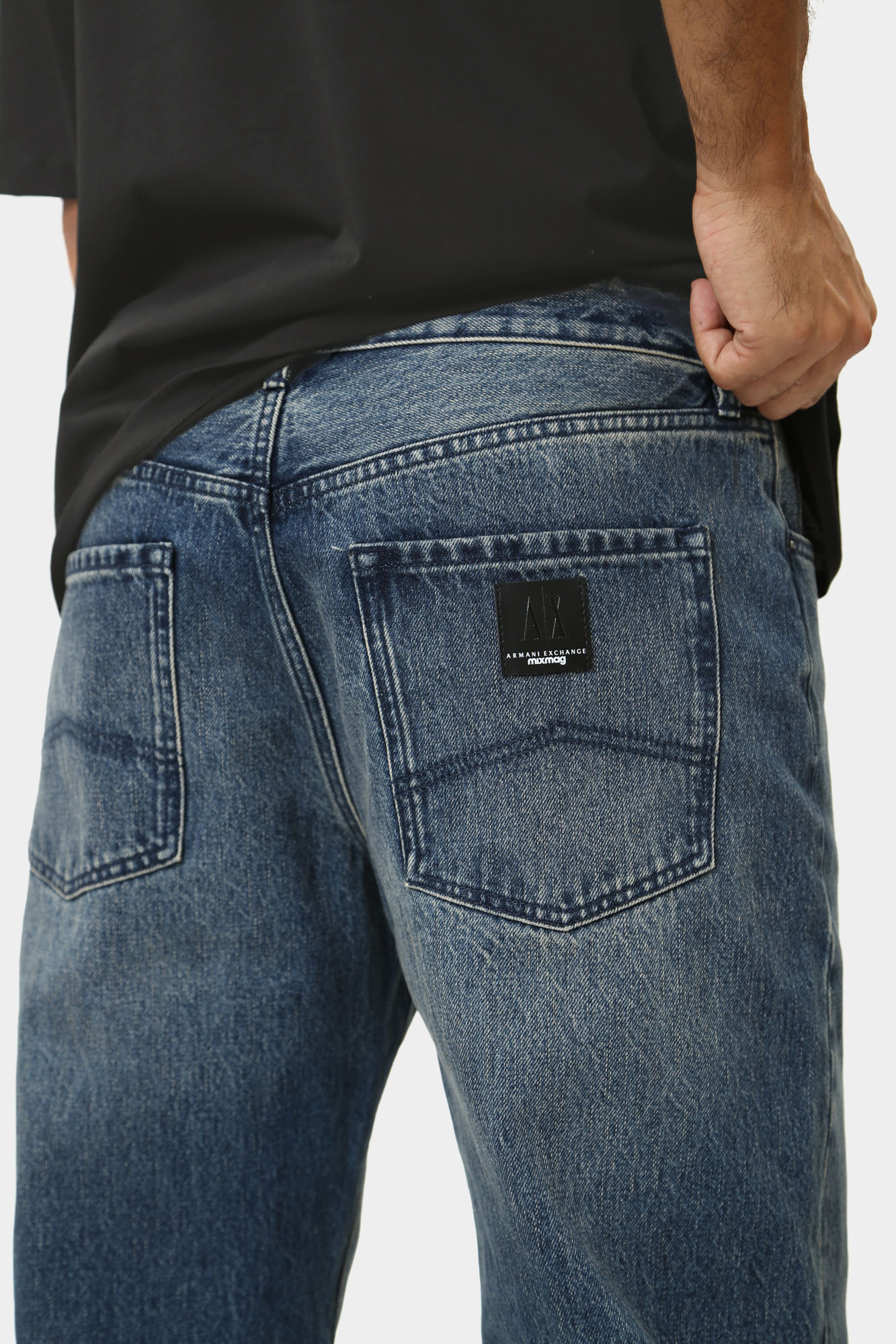 3DZJ88_Z1XGZ Брюки джинсовые Armani Exchange Синий