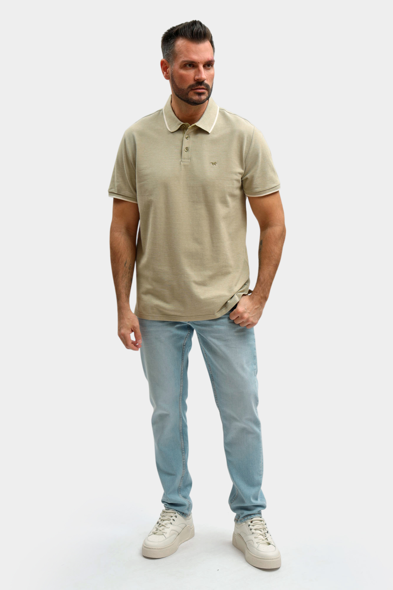 1017411 Поло Mustang Зеленый