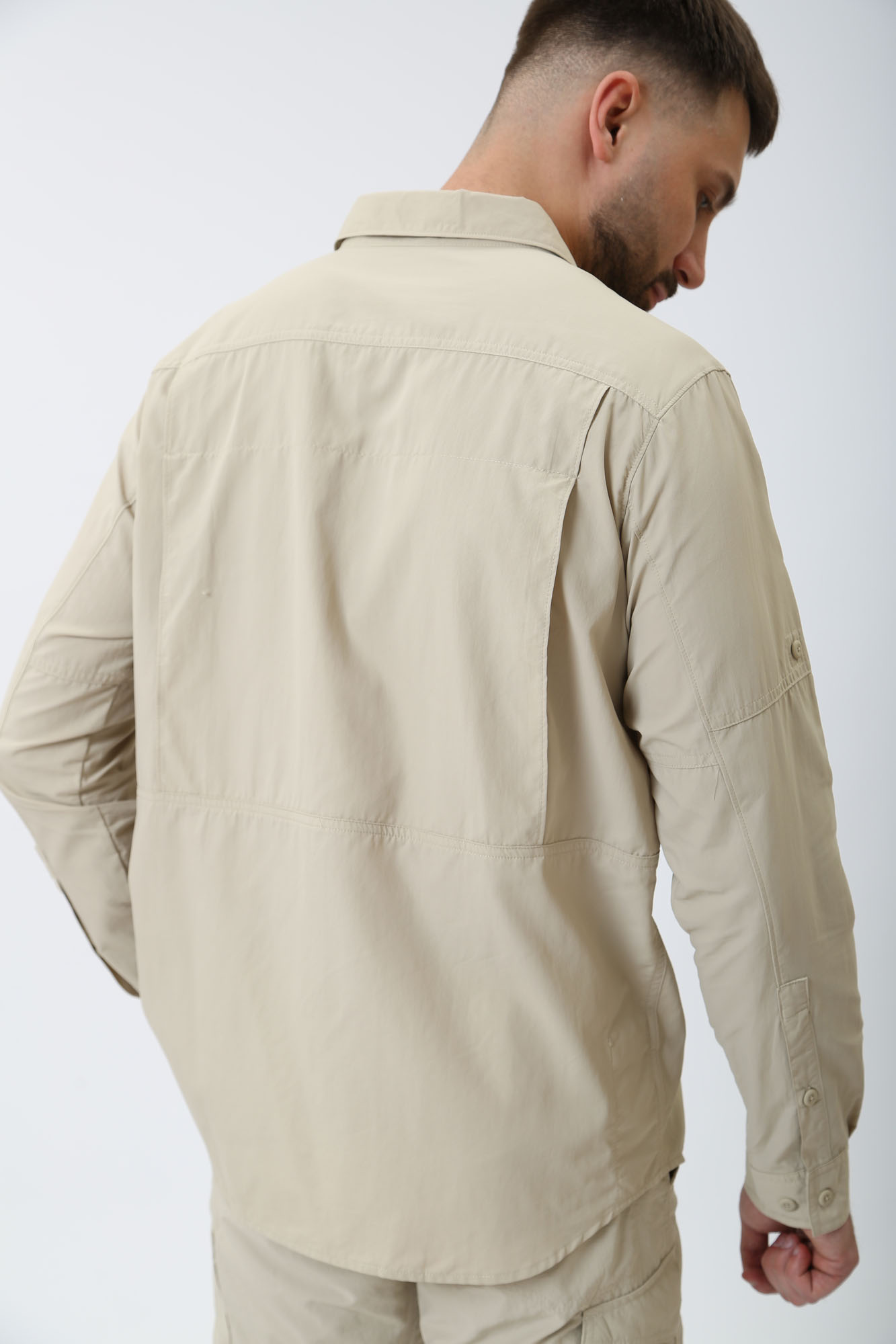 1839311 Рубашка с длинным рукавом Columbia Бежевый