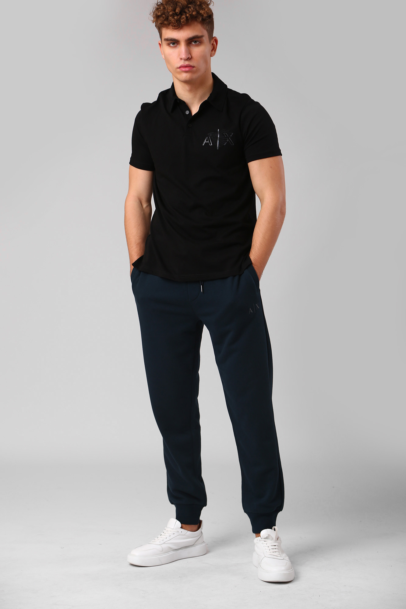 6LZPAC_ZJBXZ Брюки спортивные Armani Exchange Синий