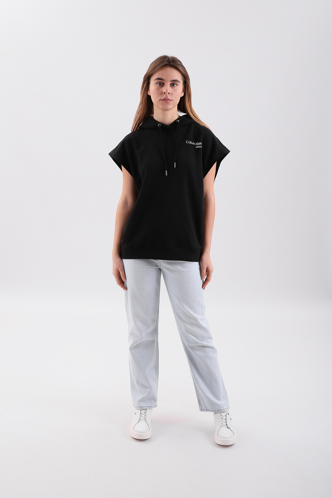 J20J218634 джинсы high rise straight ankle calvin klein jeans 