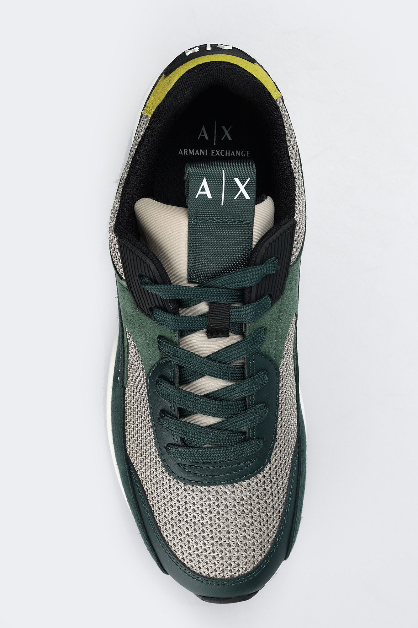 XUX121_XV540 Кроссовки Armani Exchange Зеленый
