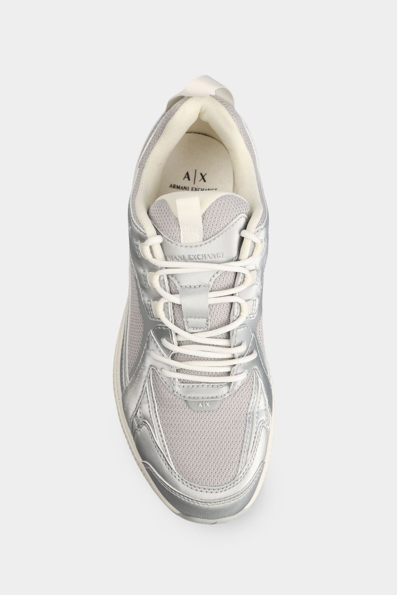 XM001690_AF17453 Кроссовки Armani Exchange Серебряный