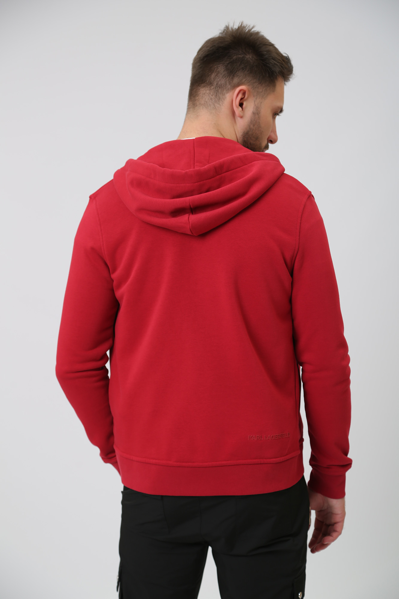 534910_705428 Толстовка с капюшоном Karl Lagerfeld Красный