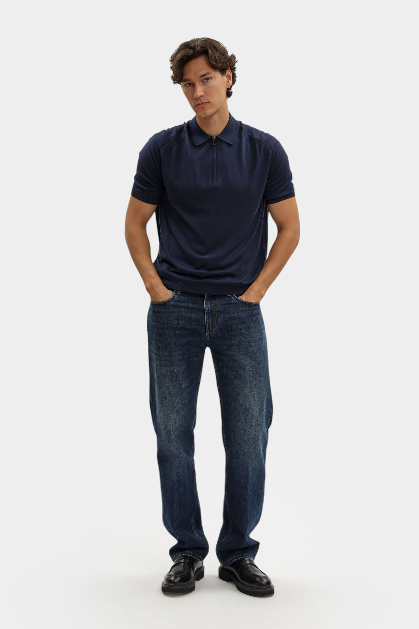 EM003383_ AF18995 Футболка Поло Emporio Armani Синий