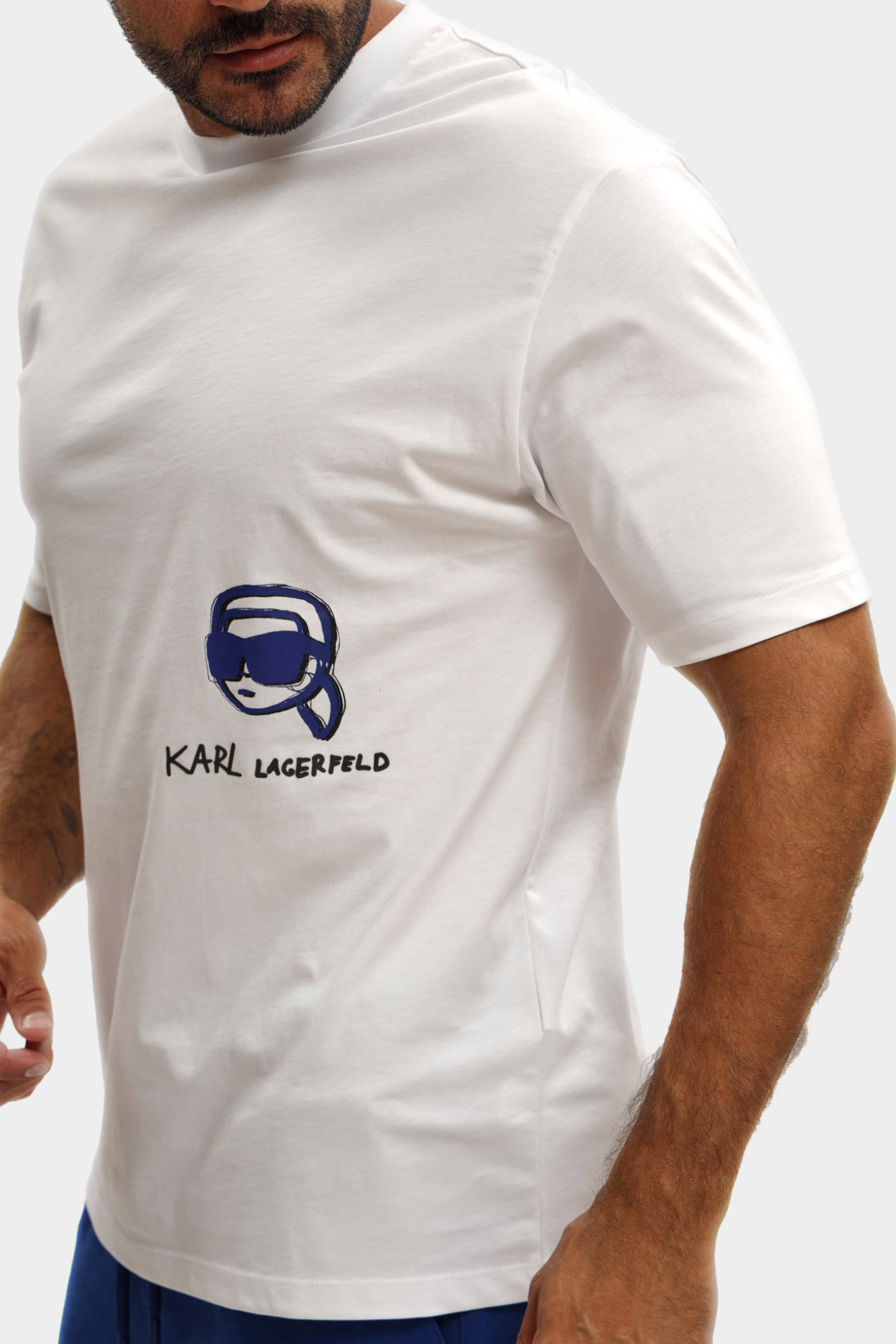 553225_755144 Футболка Karl Lagerfeld Белый