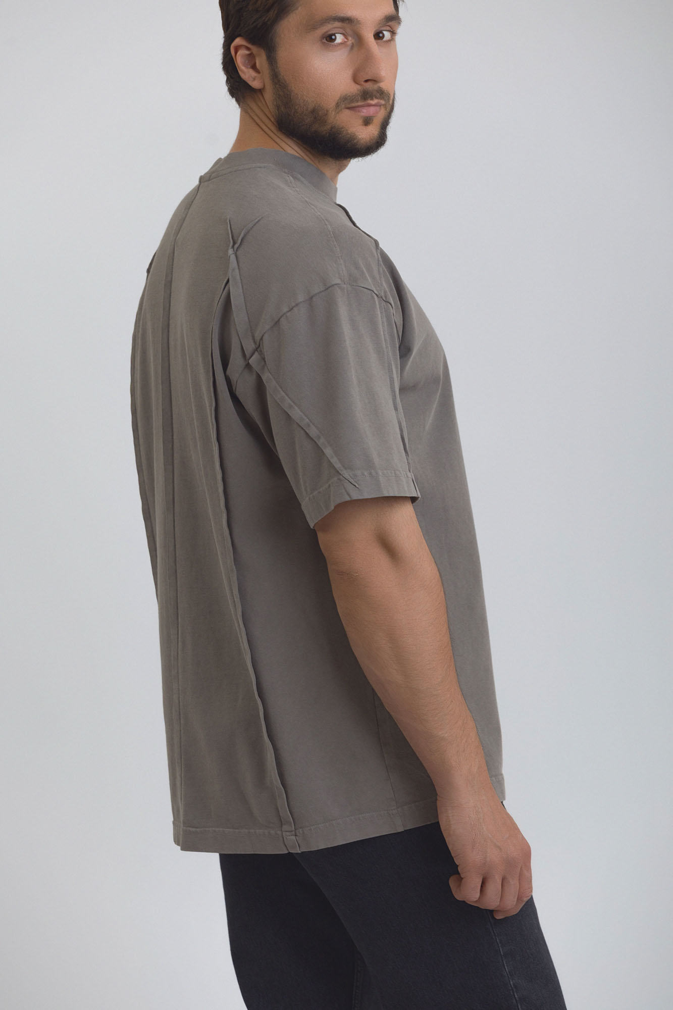 M-252-KB-U-T007 Футболка The Hills Серый