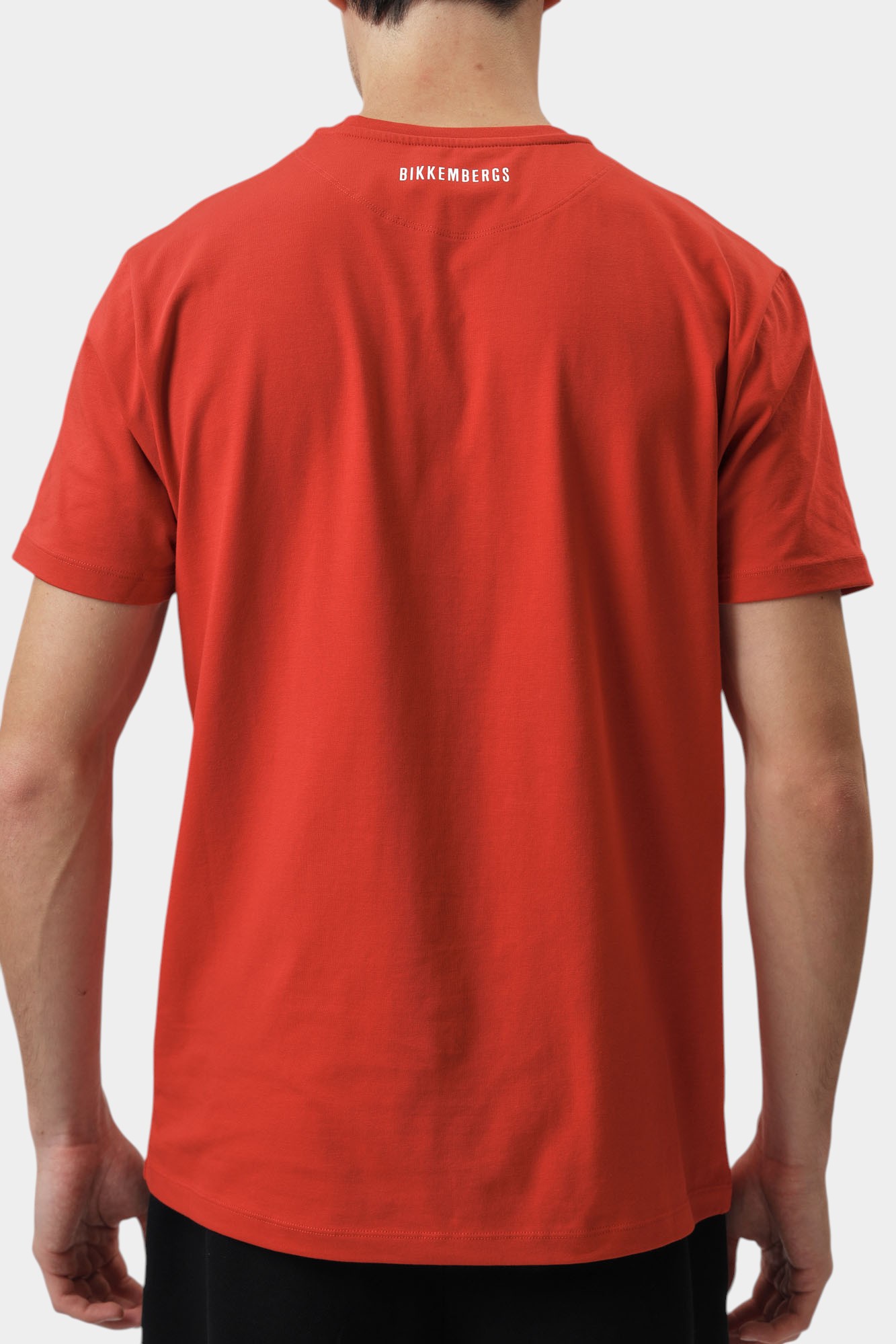 BMT0708 Футболка Bikkembergs Оранжевый