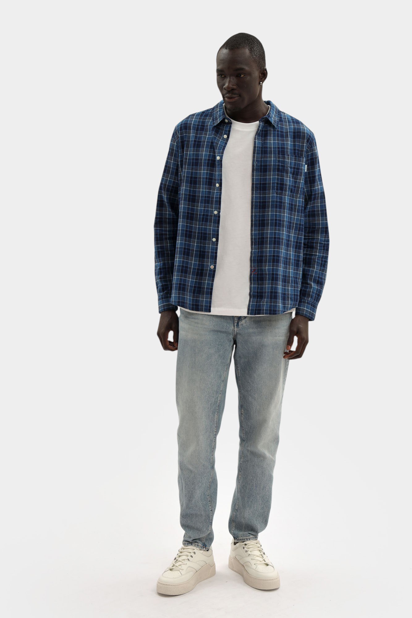 PM3090823 Рубашка с длинным рукавом Pepe Jeans Синий