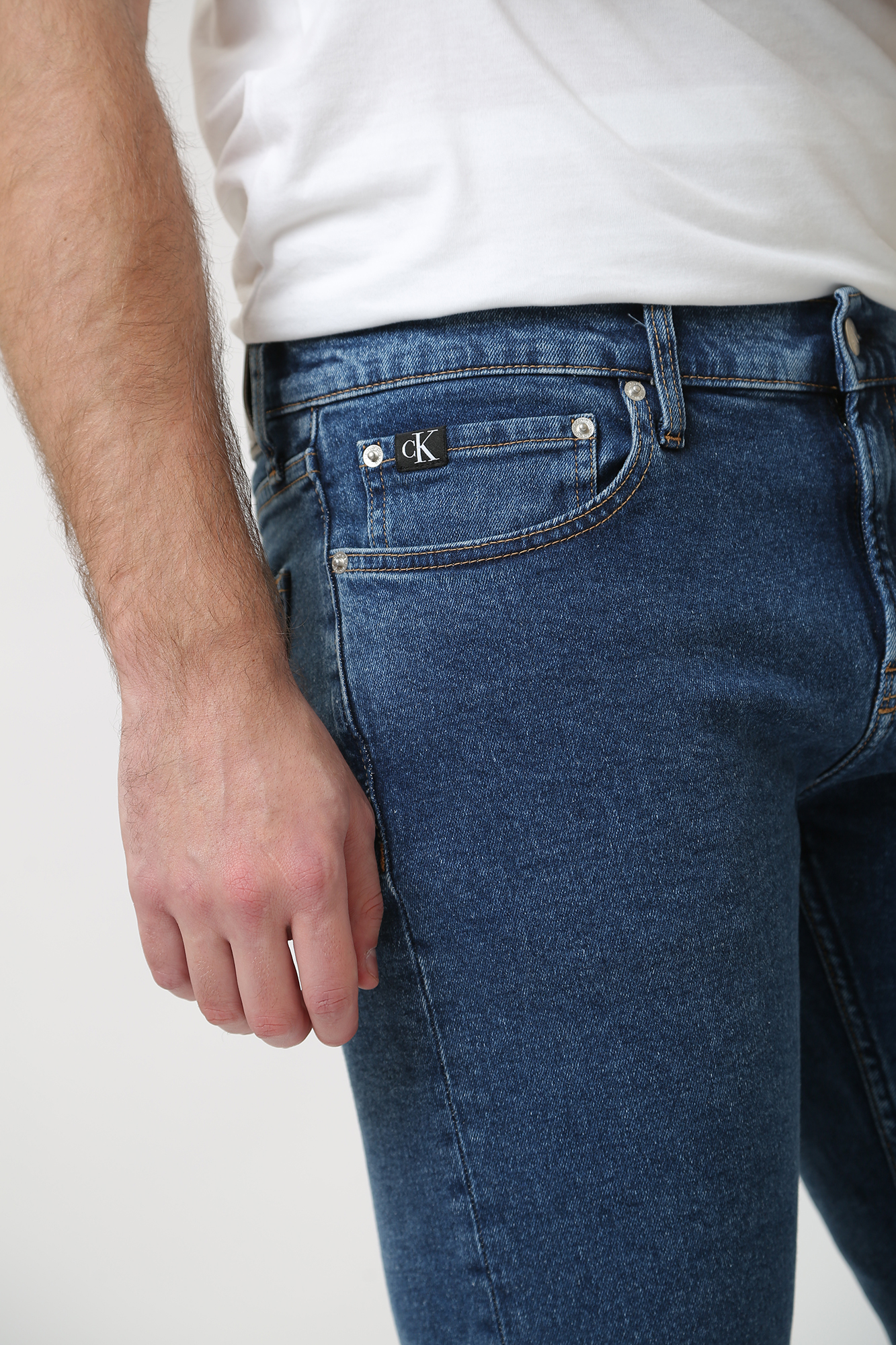 J30J324194 Джинсы SLIM  Calvin Klein Jeans Синий