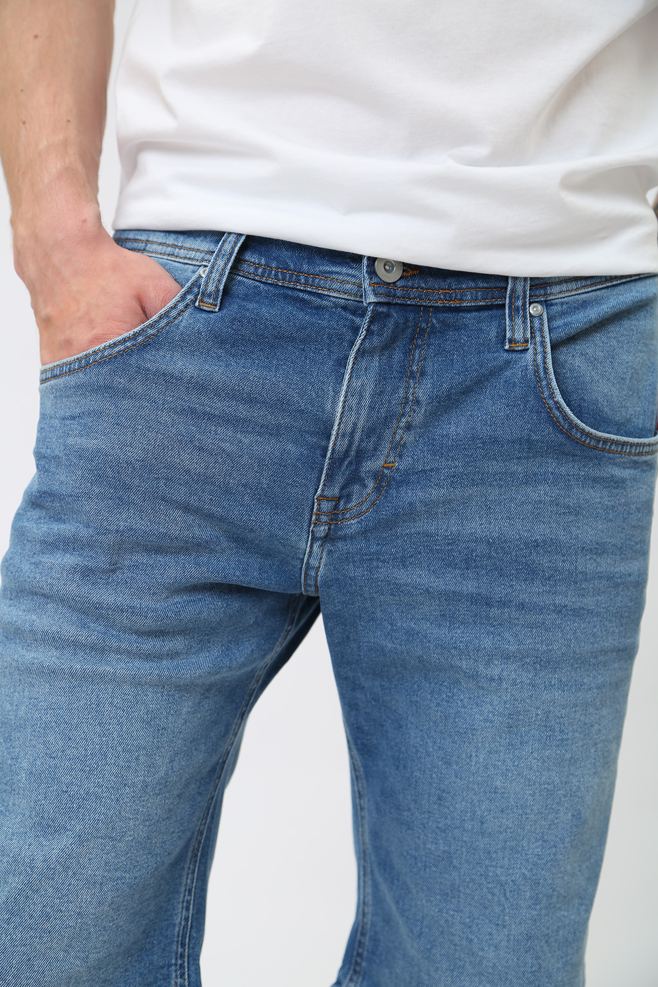 1013423-5000 Шорты джинсовые Mustang Синий