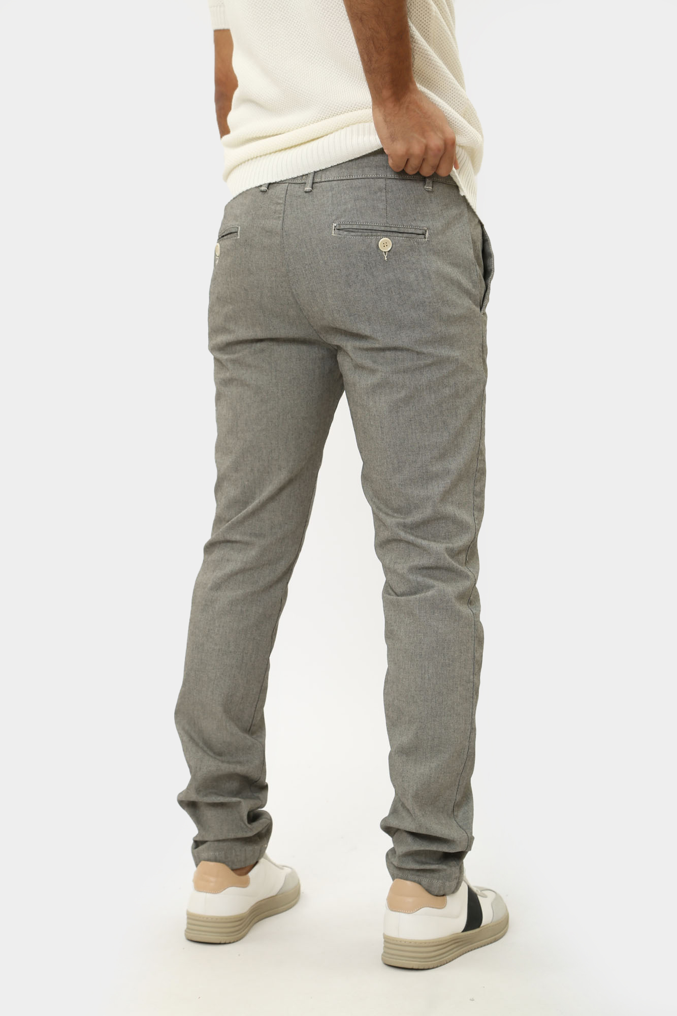 PBMP0357 Брюки чиносы Bikkembergs Серый