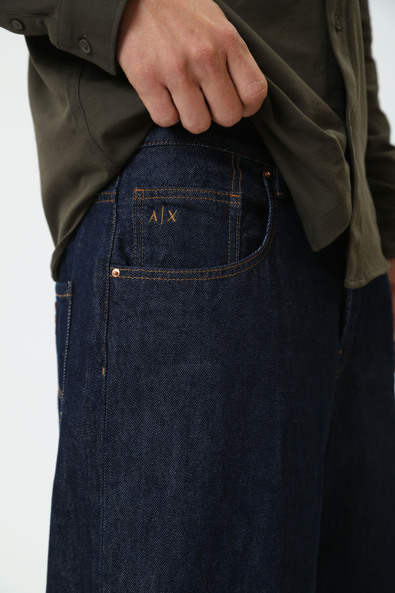 6DZJ83_Z1Z6Z Брюки джинсовые Armani Exchange Синий