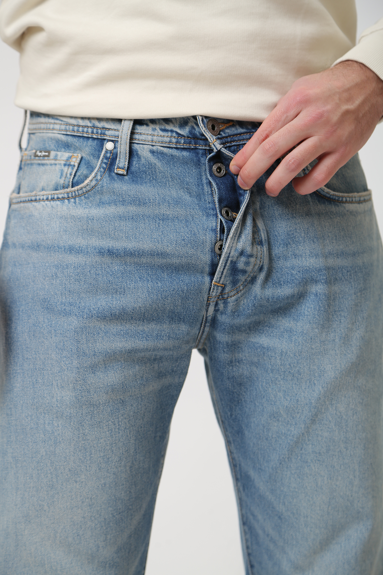 PM207395MI9 Джинсы RELAXED STRAIGHT  Pepe Jeans Голубой