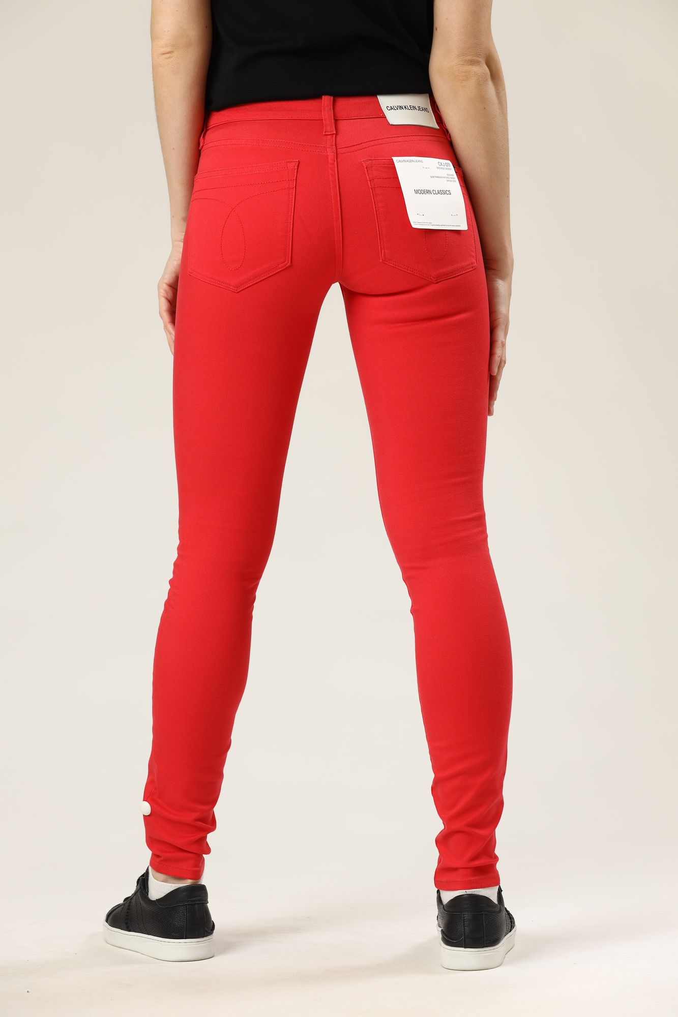 calvin klein jeans mid rise skinny jeans