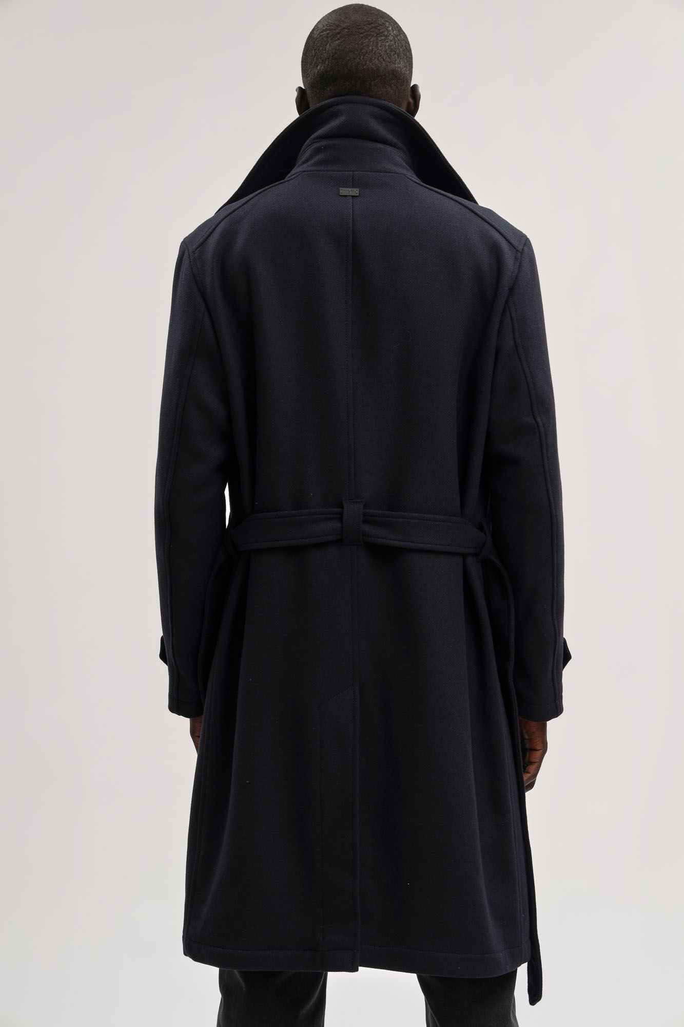 30048649_10019804 Пальто Strellson Синий