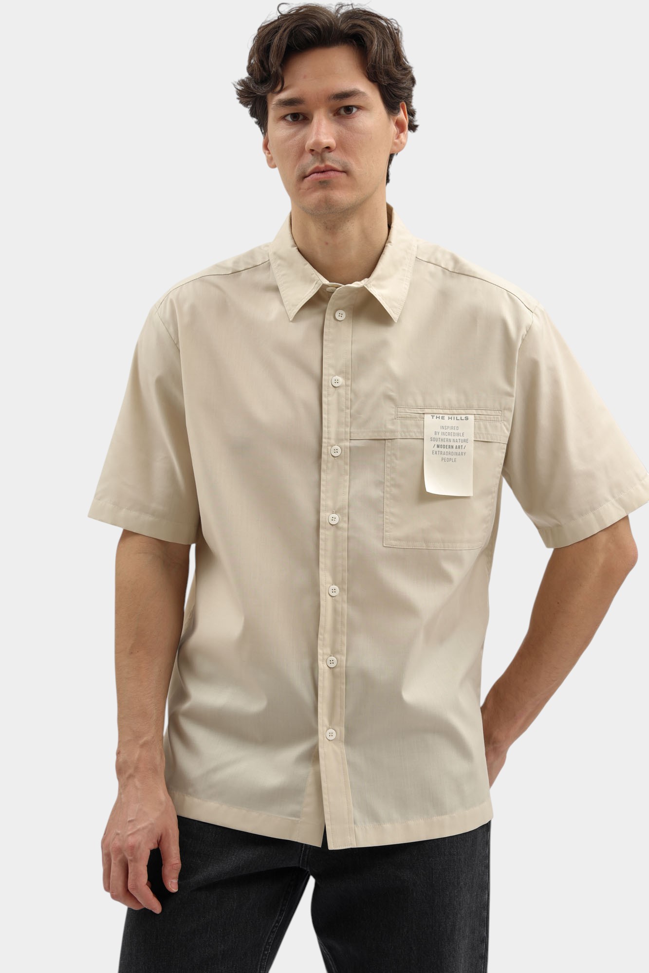 M-261-TH-56-0605 Рубашка The Hills Бежевый