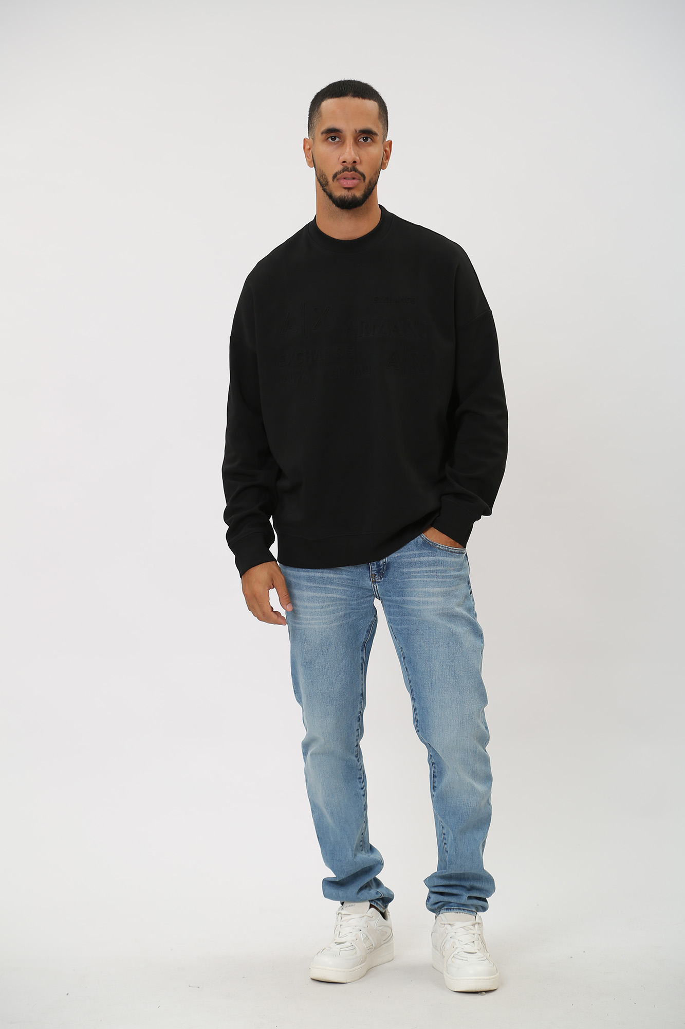 6RZMAC_ZJMAZ Свитшот  Armani Exchange Черный