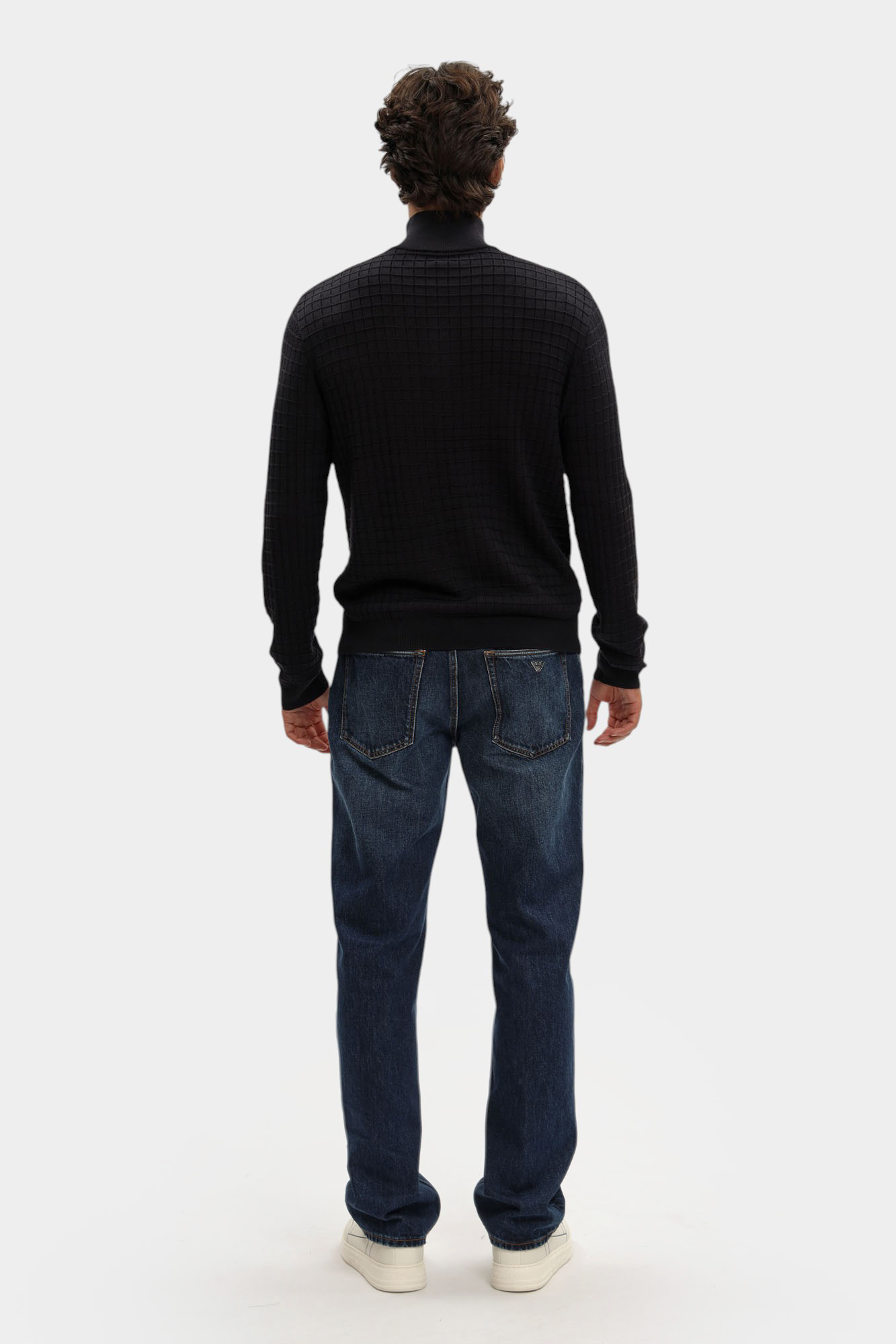 EM003503_ AF14113 Водолазка Emporio Armani Синий