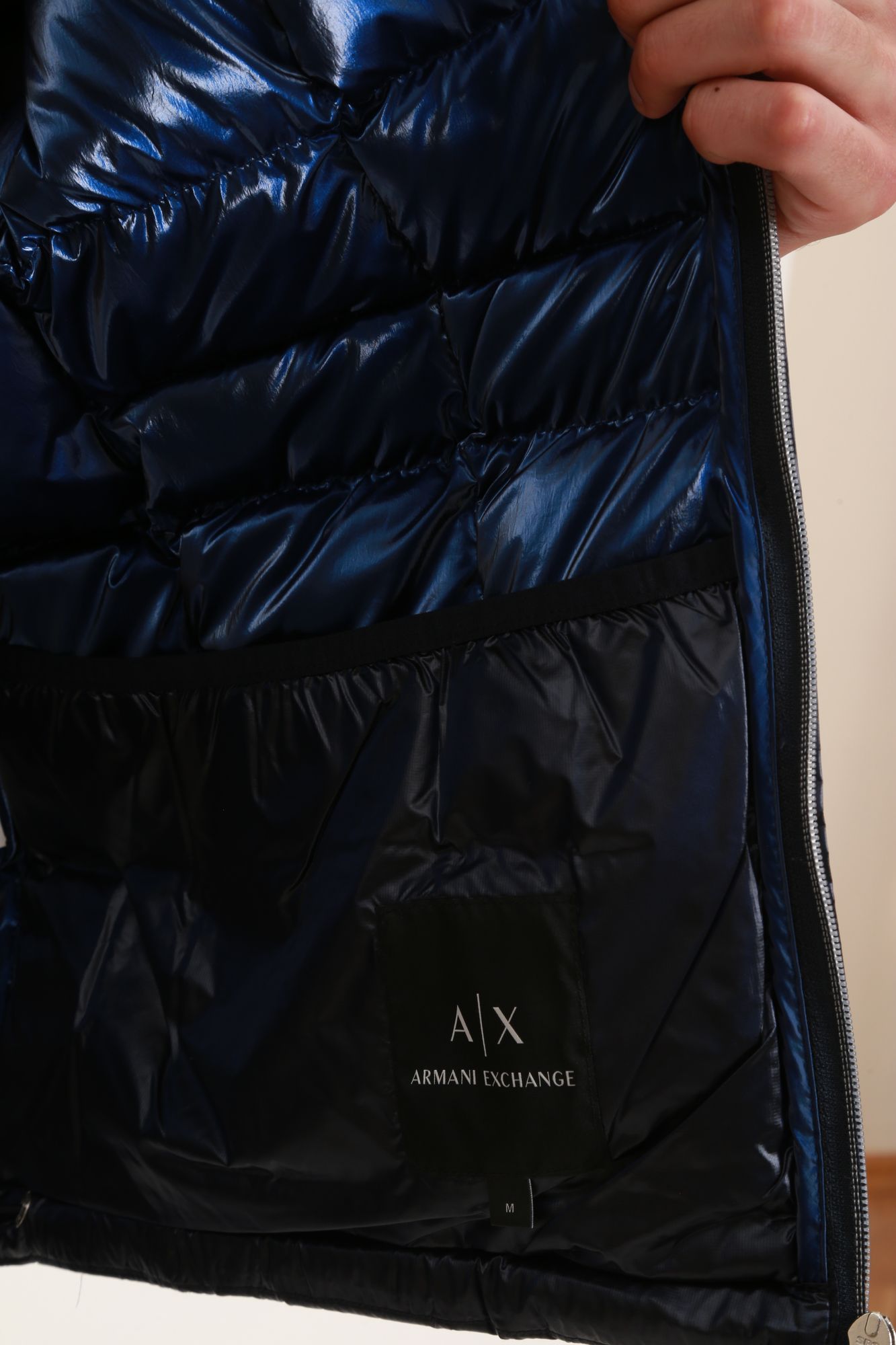 6KZB10_ZNI8Z Куртка пуховая Armani Exchange Синий