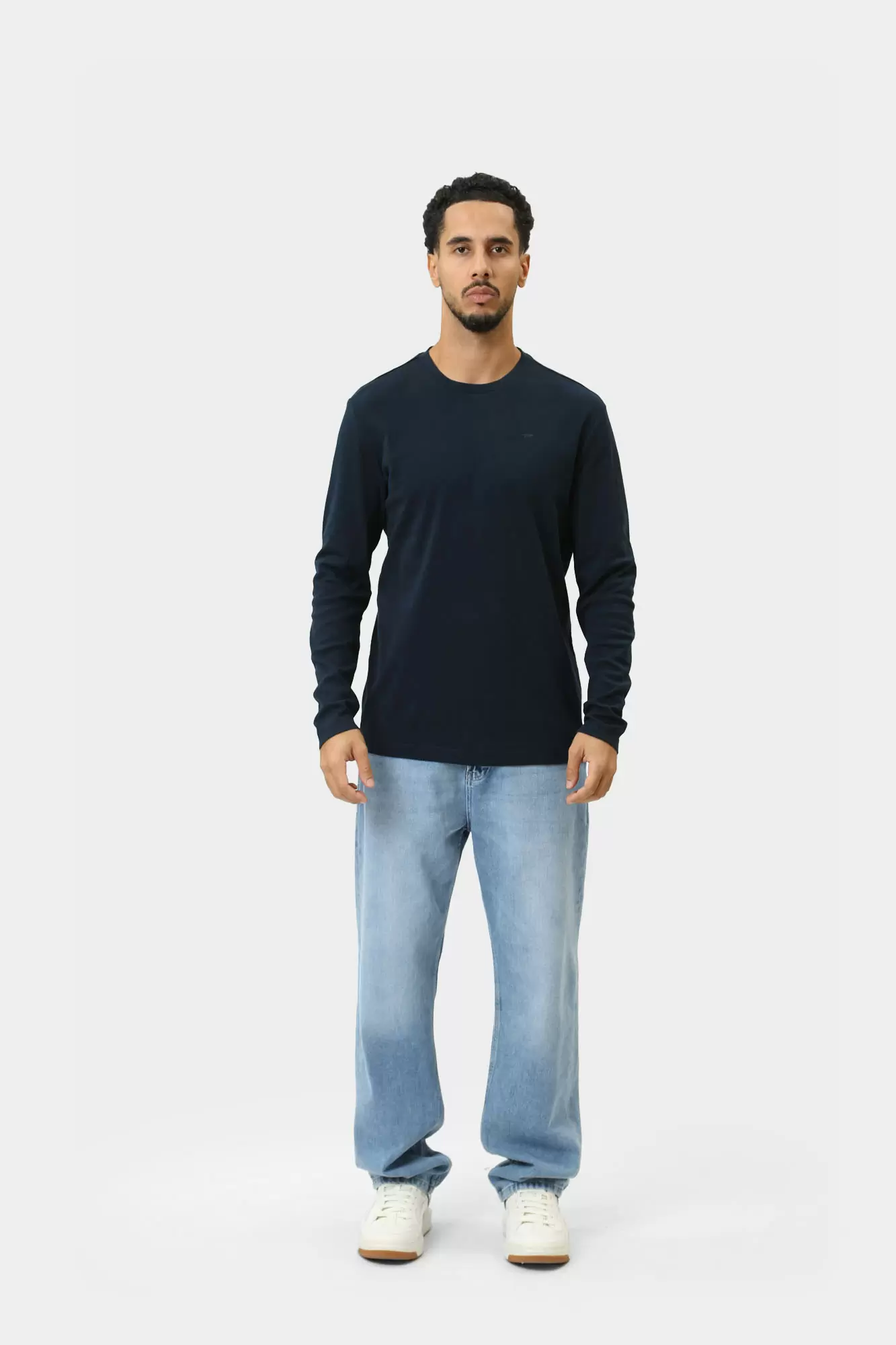 1015674 Лонгслив Mustang Синий