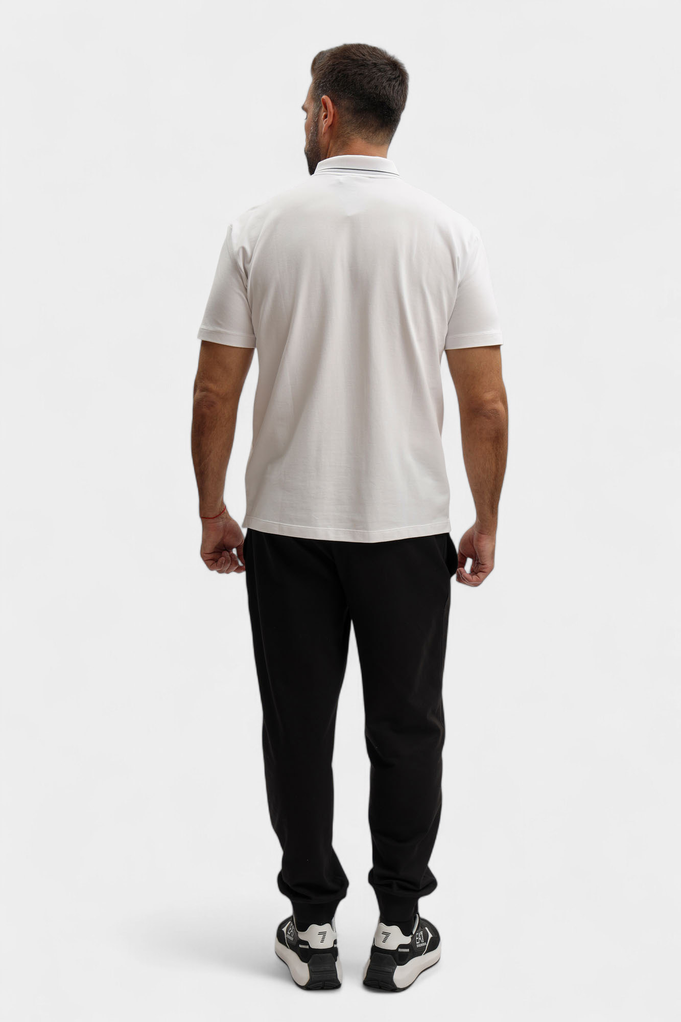 7M000847_AF13511 Поло с коротким рукавом EA7 Белый