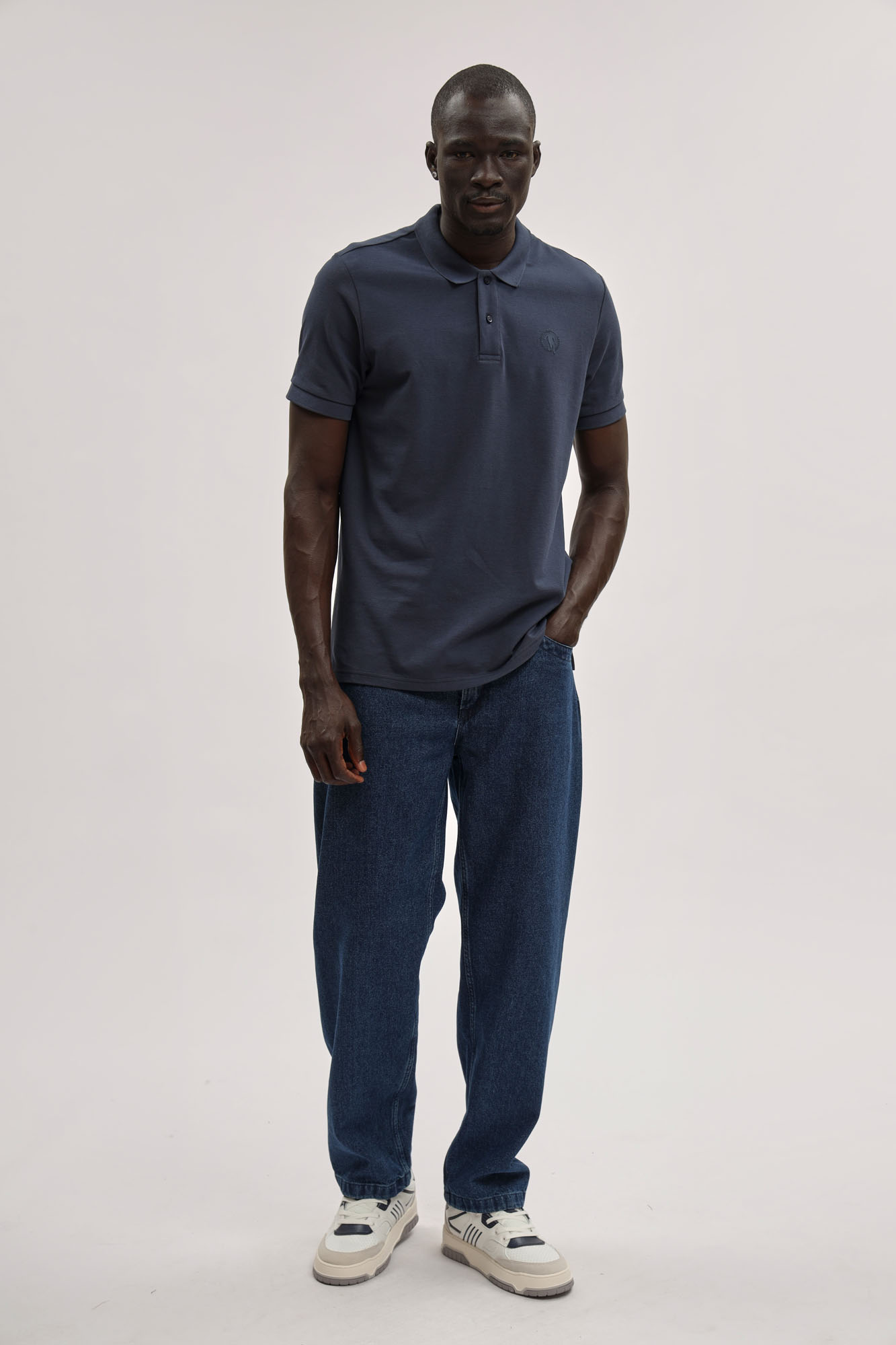 BMT1257 Поло Bikkembergs Синий