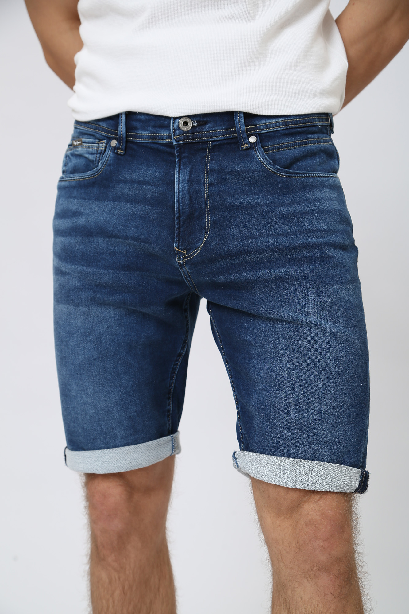 PM801022CQ8 Шорты джинсовые Pepe Jeans Синий