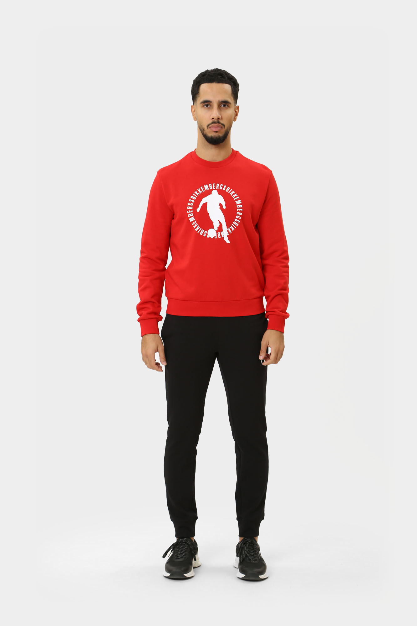 PBMF0404 Свитшот Bikkembergs Красный