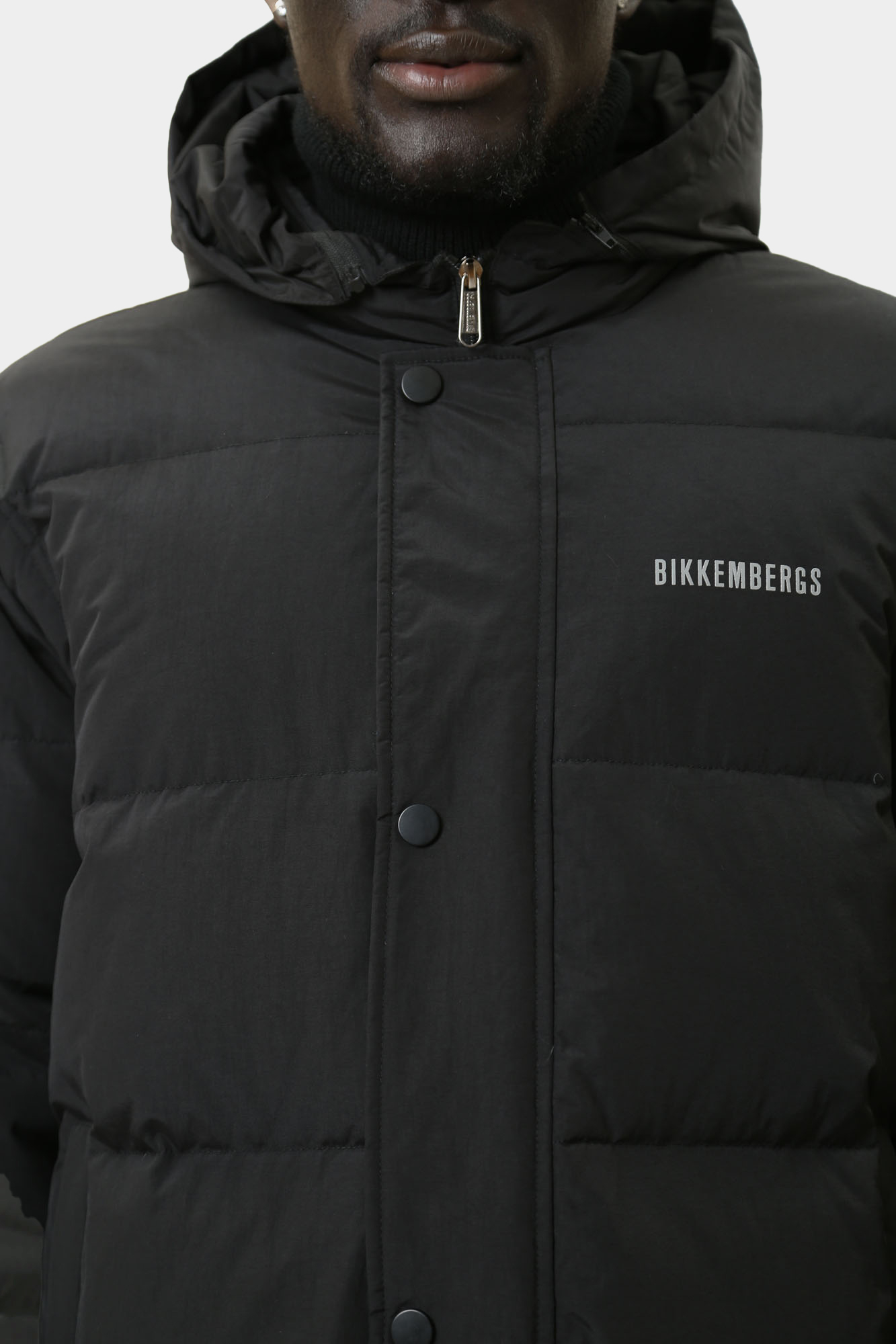 PBMG0422 Пуховик Bikkembergs Черный