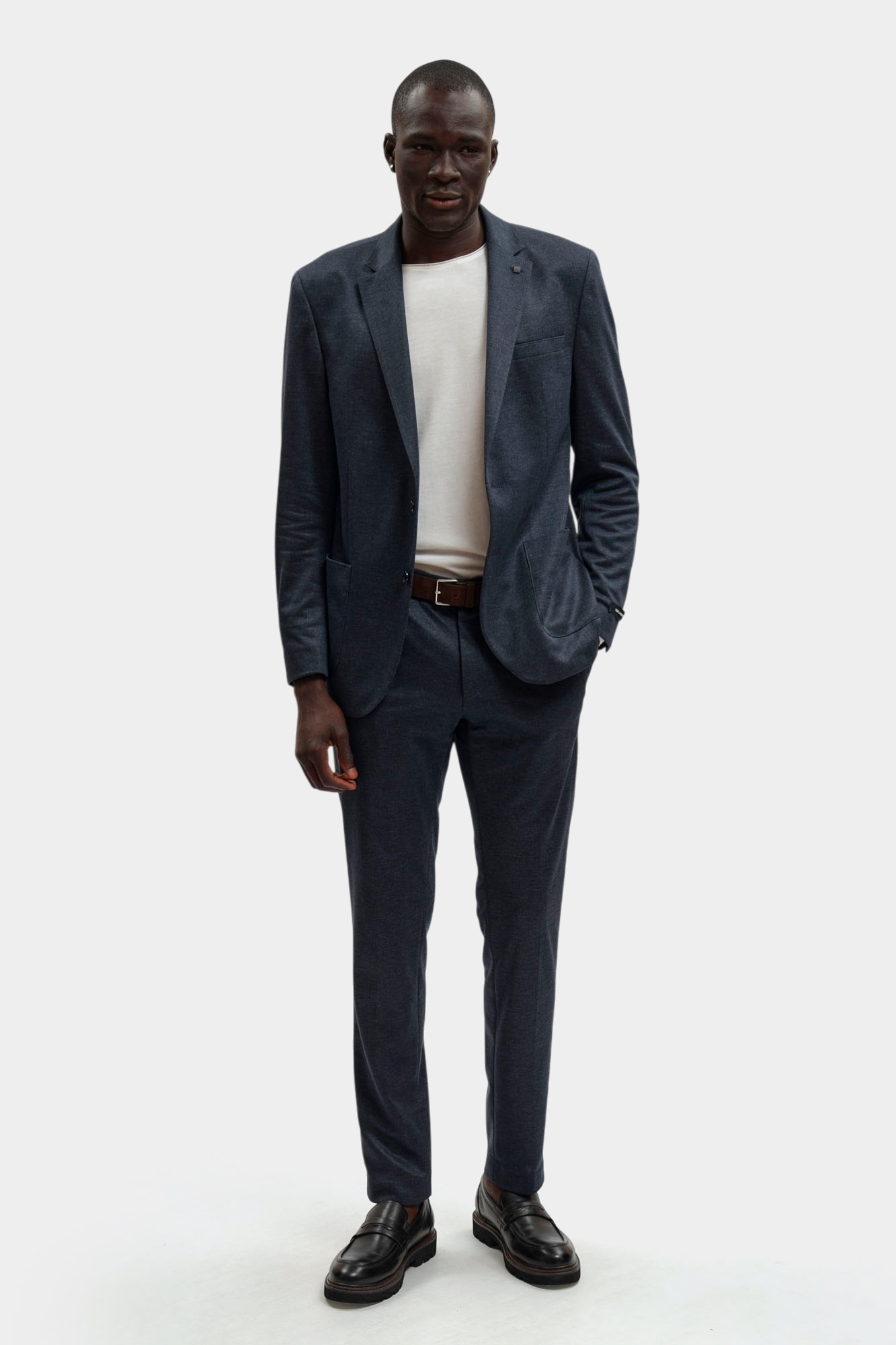 561026_155280 Пиджак классический Karl Lagerfeld Синий