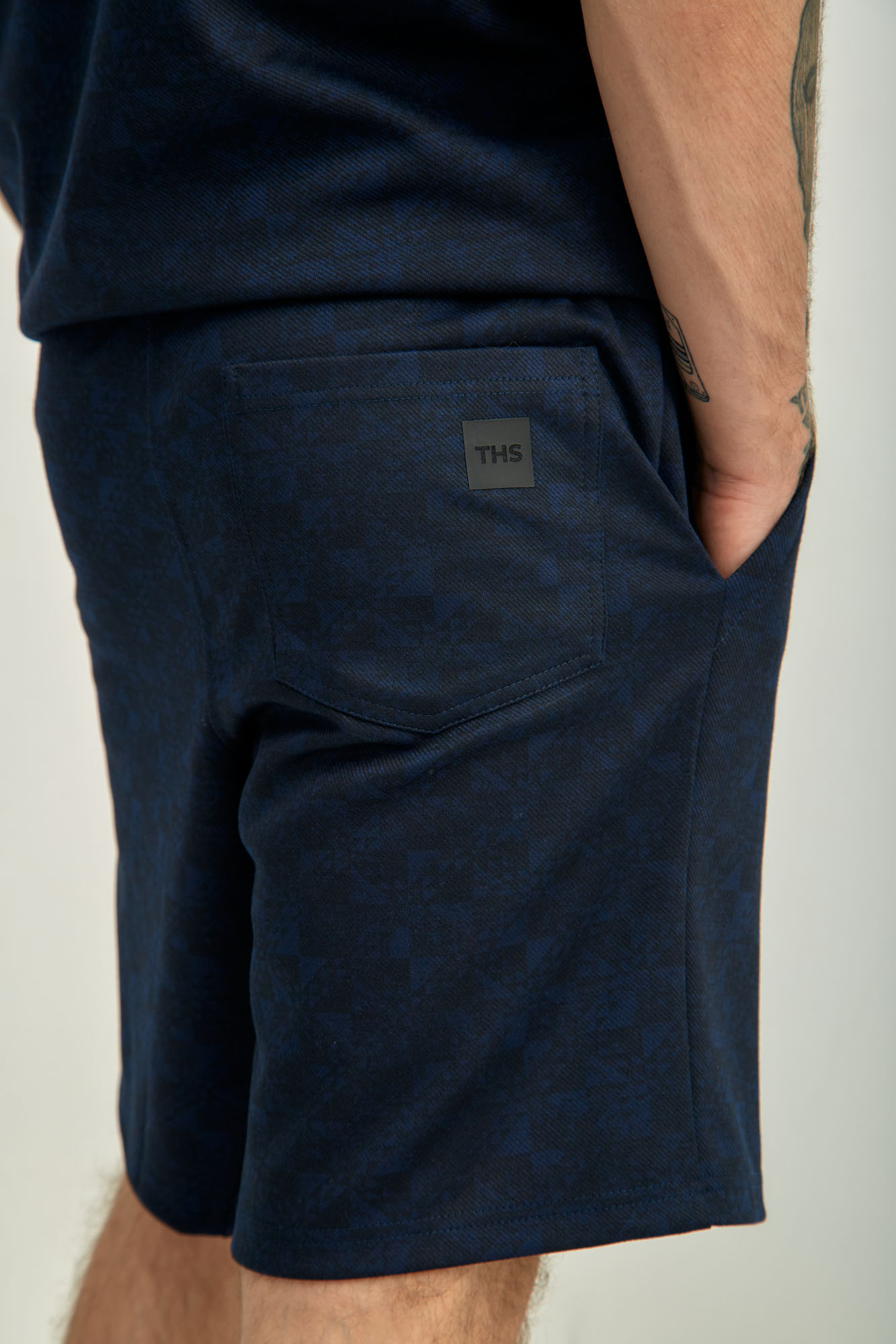 M-241-P-20-1050 Шорты спортивные The Hills Синий