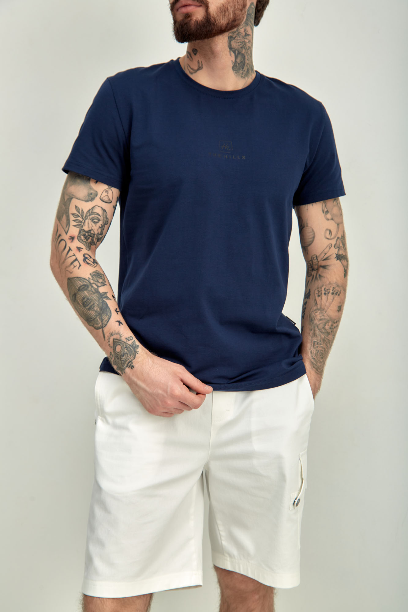 IM-241-P-22-7002 Футболка The Hills Синий