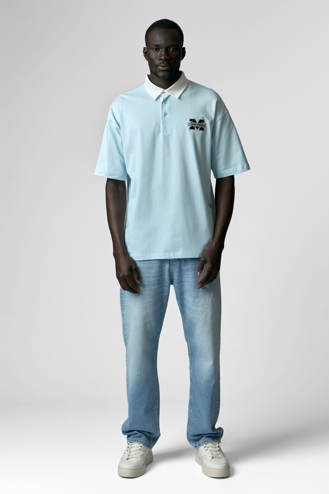 VM-ERK-22-402 Поло Van Mich Голубой