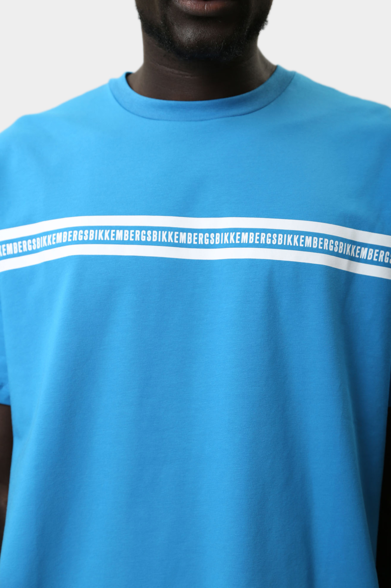 PBMT0073 Футболка Bikkembergs Синий