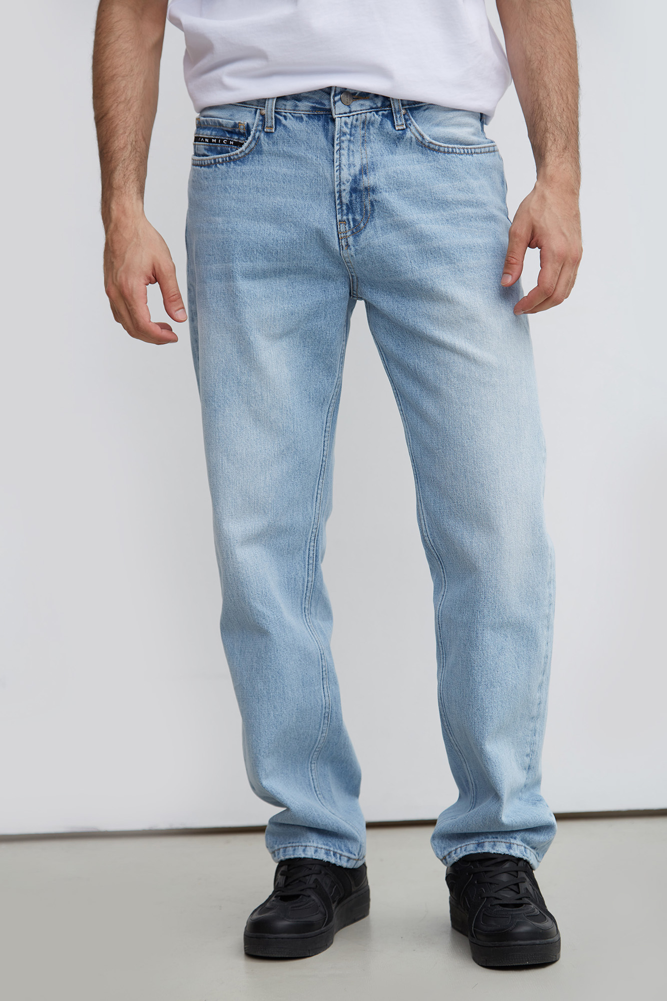 VM-231-33-012 Джинсы Straight Van Mich Голубой