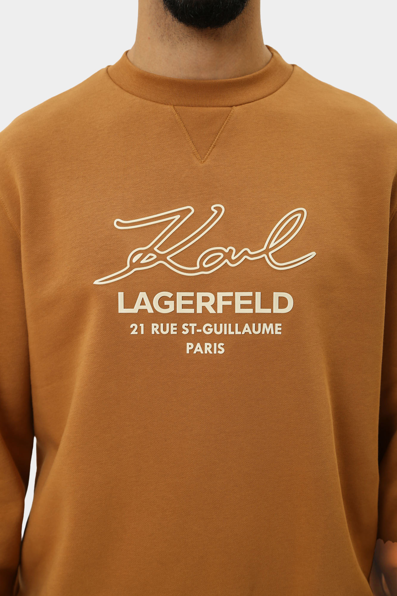 544910_705025 Свитшот Karl Lagerfeld Коричневый